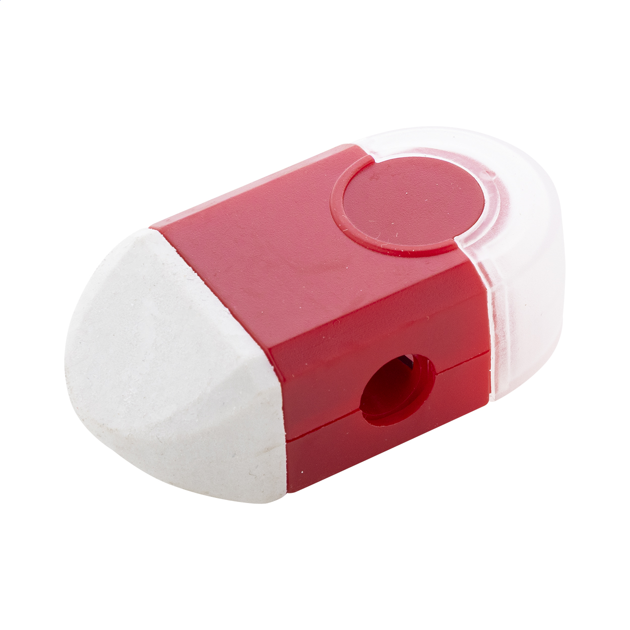 Taille-crayon avec gomme – Design 2-en-1 | Compact | Pratique