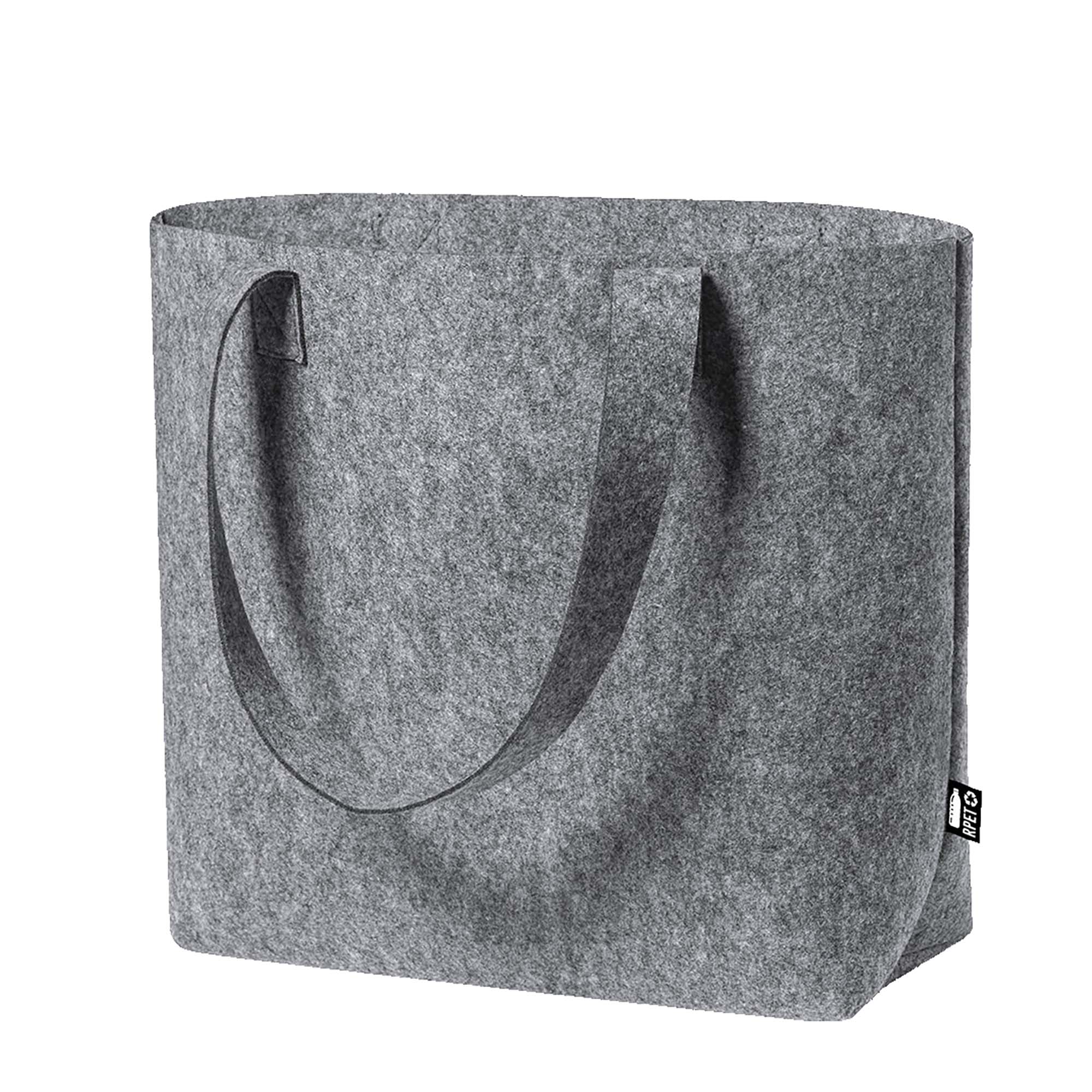 Sac shopper en feutre | PET recyclé | Modèle horizontal | Impression jusqu'à 4 couleurs