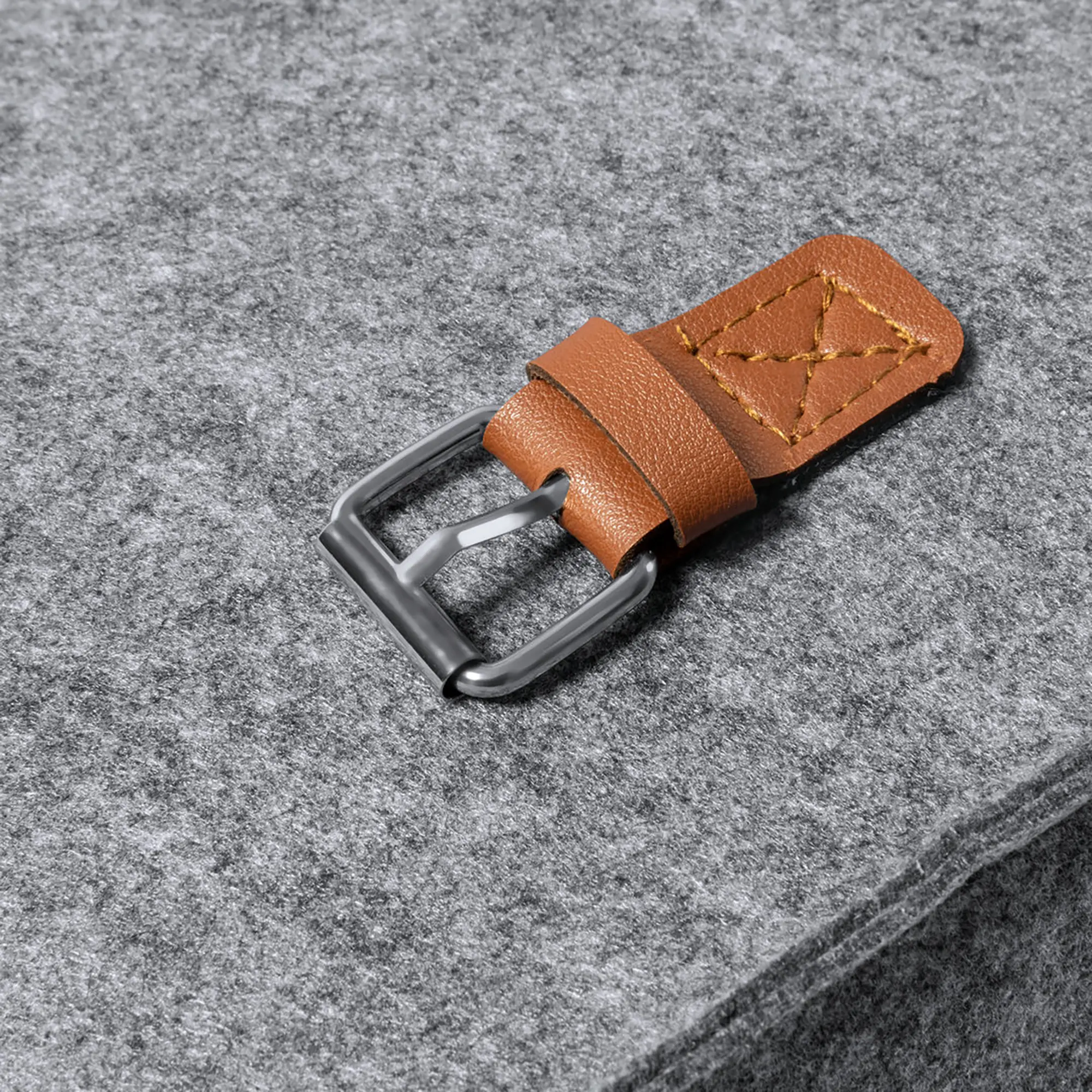 Rucksack aus RPET-Filz – PU-Riemen | Schnallenverschluss | Nature line | Recycelt