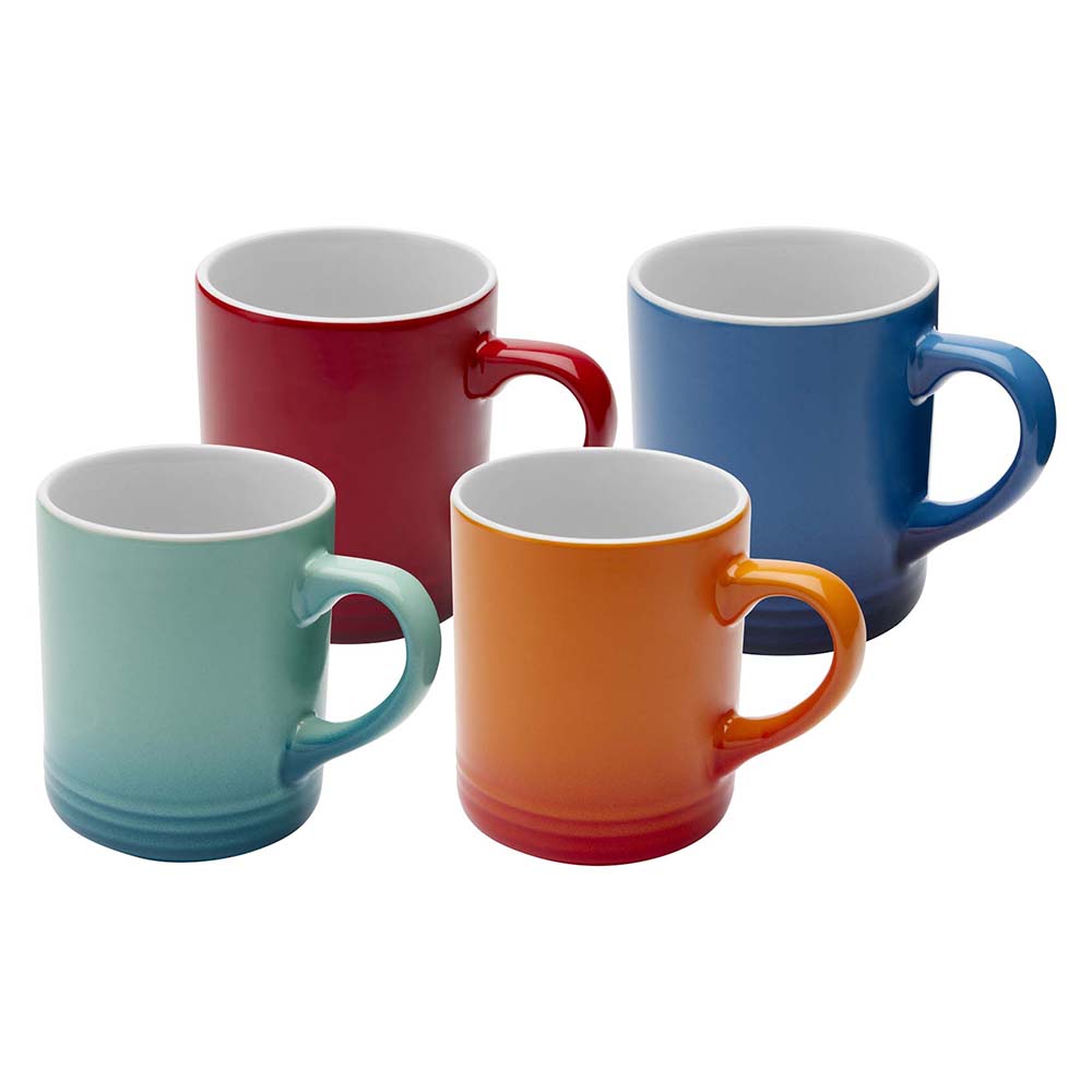 Mug en céramique avec dégradé – 330 ml | Finition brillante | Passe au lave-vaisselle | Coffret cadeau