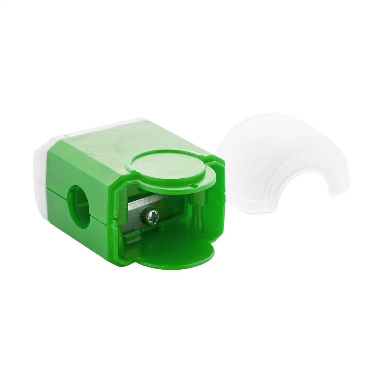 Taille-crayon avec gomme – Design 2-en-1 | Compact | Pratique
