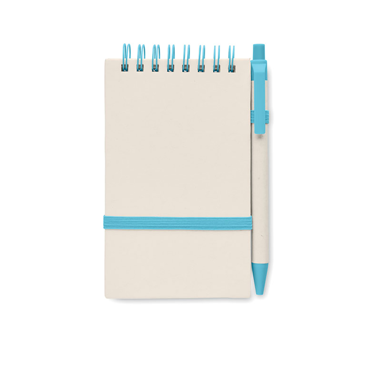 Notizbuch-Set Mika - A6 | 140 Blatt | Block + Stift | Recycelter Milchkarton