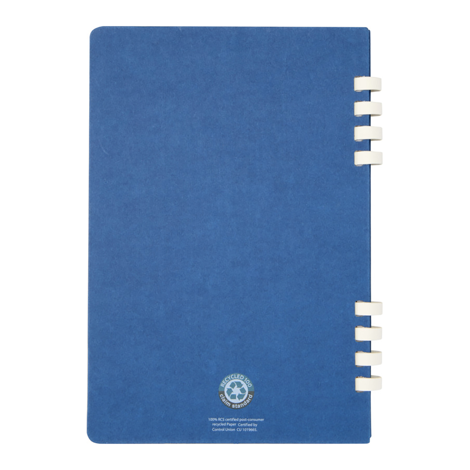 RCS-recyceltes spiralnotizbuch – Fester einband | 60 linierte blätter | Papier-spirale | A5