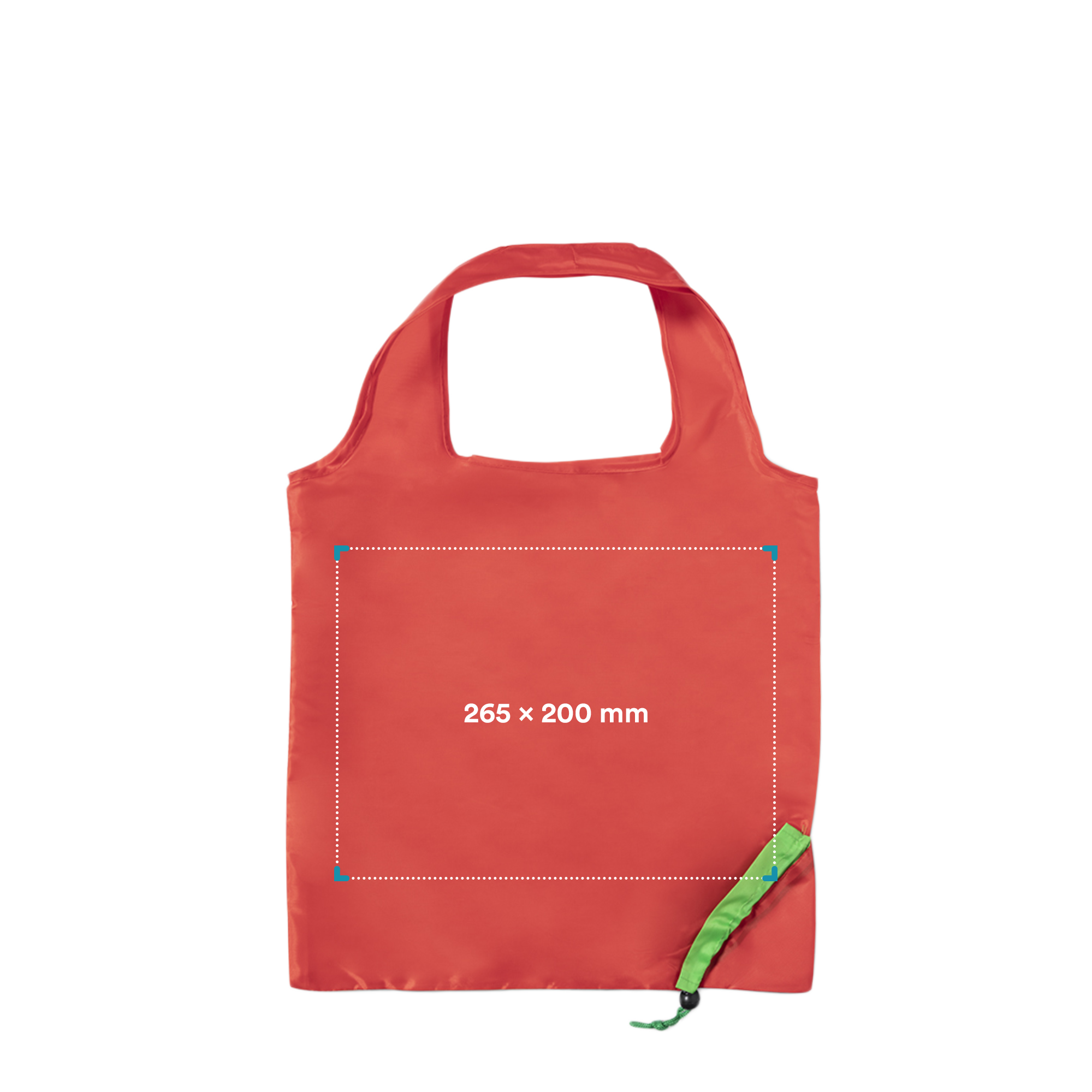 Tas Lois - Opvouwbaar | Fruit | 1 kleur bedrukking