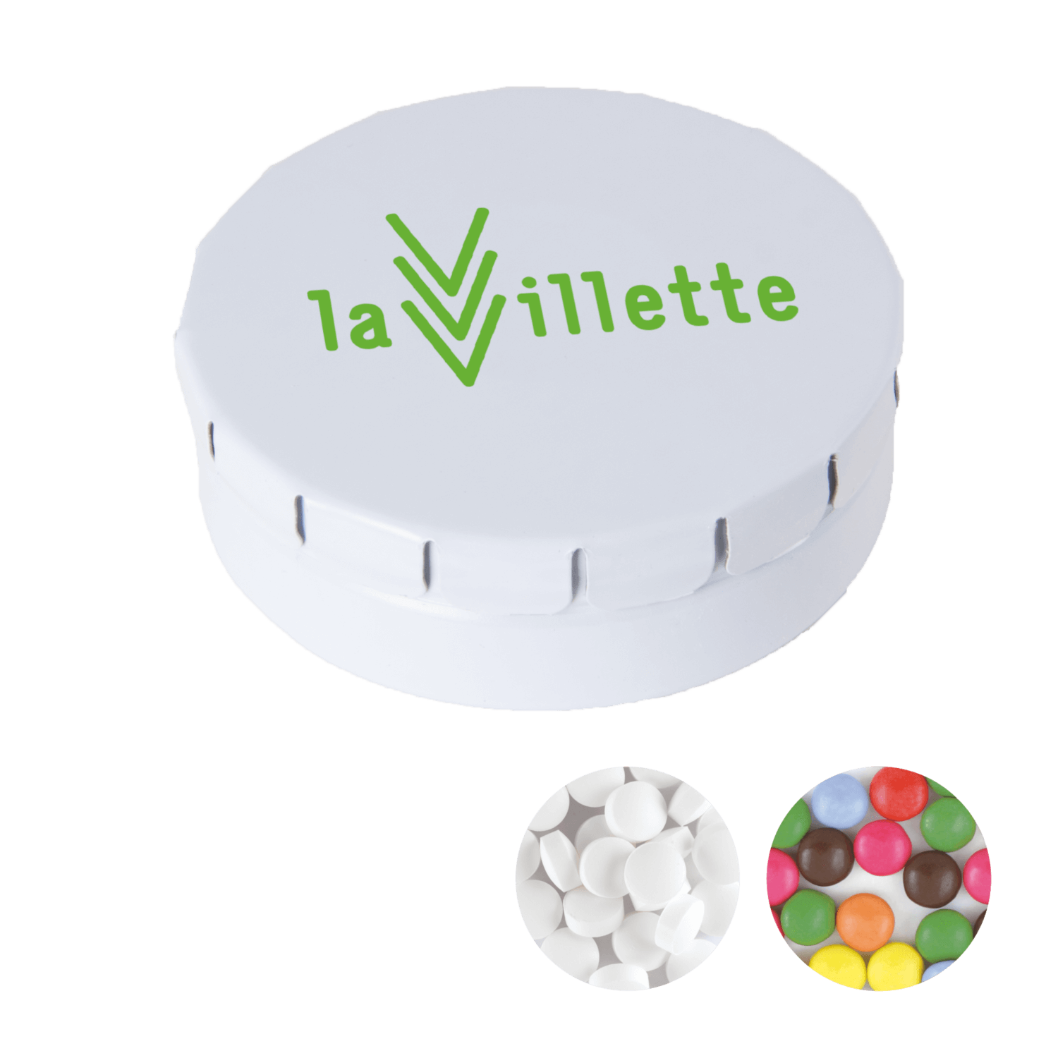 Boîte colorée | 12 grammes | Menthes ou chocolat