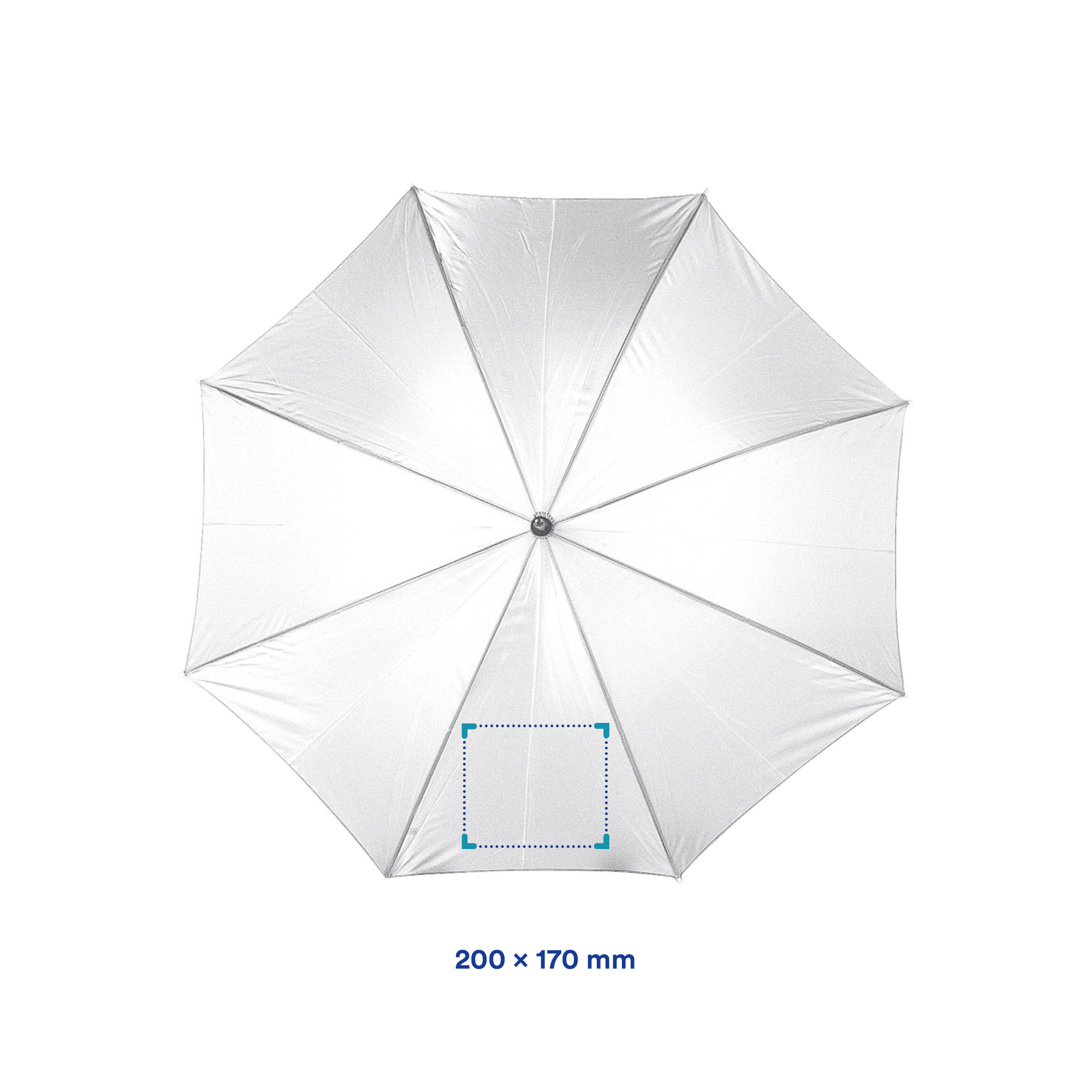 Parapluie coloré - Ø 100 cm | Automatique | Impression jusqu'à 2 couleurs