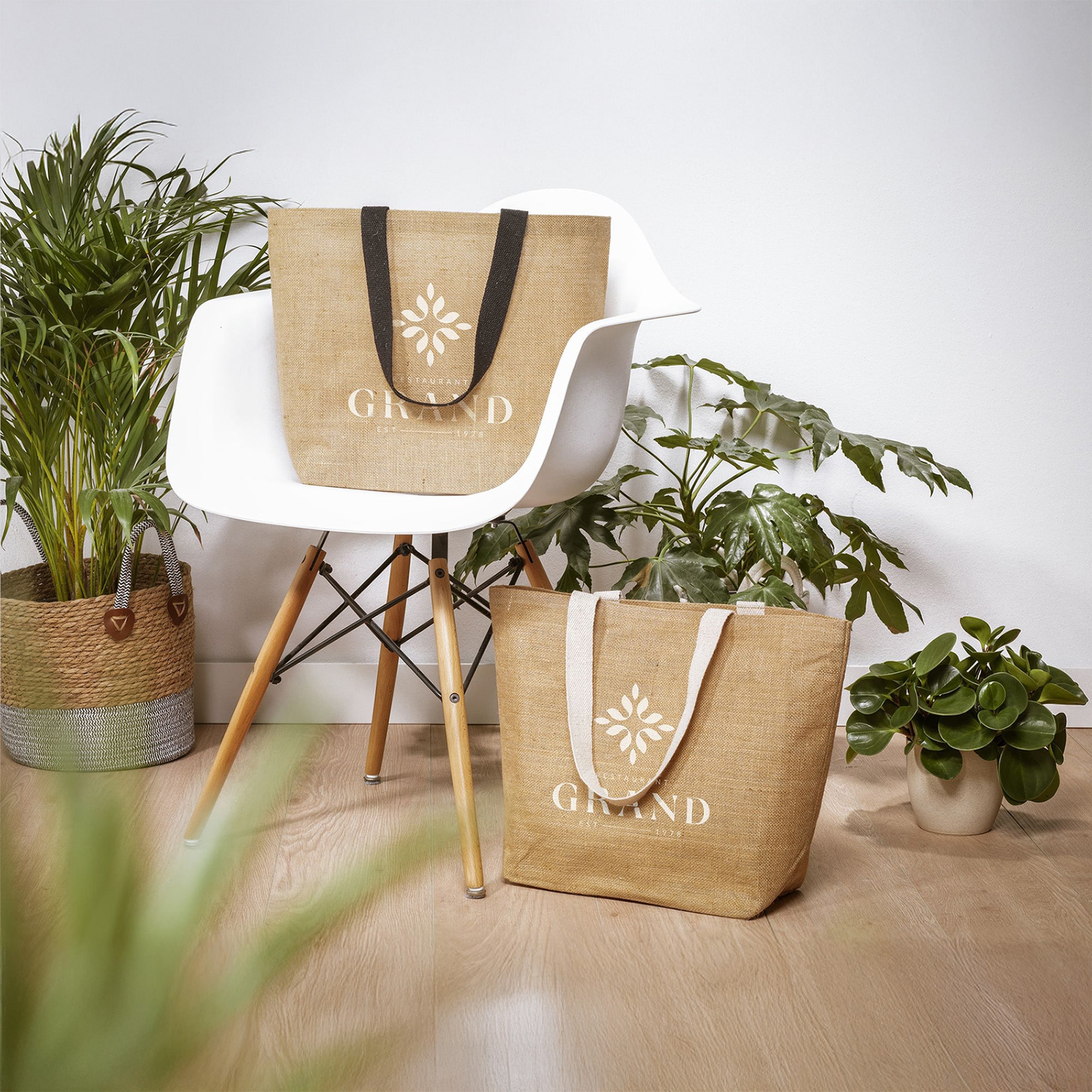 Jute Shopper Bowie - Big | 25 liter | 15 x 48 x 35 cm