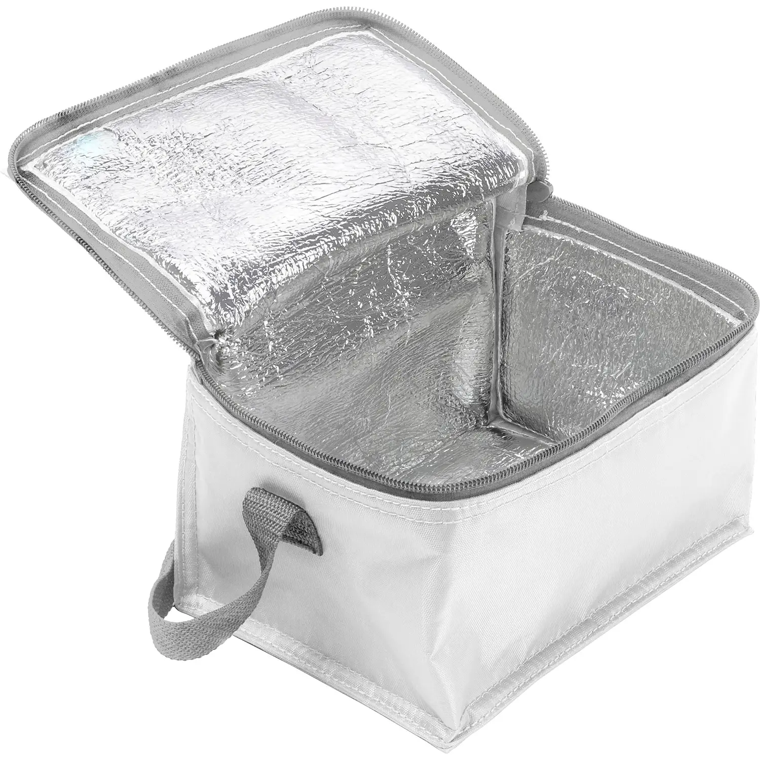 Sac isotherme – 6 canettes | Polyester 420D | Fermeture zippée | Doublure aluminium
