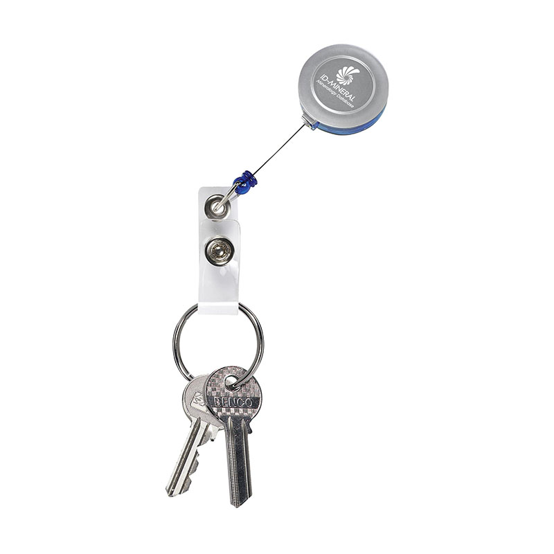 Porte-badge | Clip de fixation | 8,5 x 3,2 x 1,5 cm | Plastique