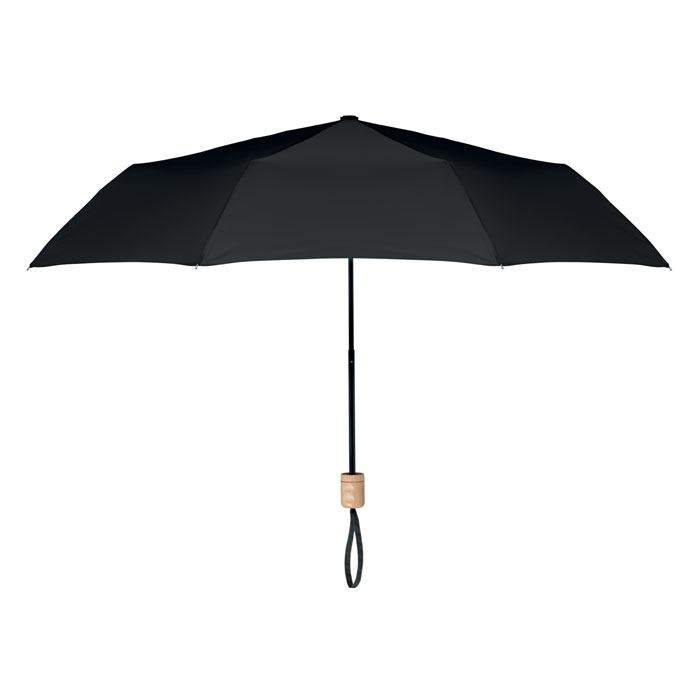 Klappschirm Storm - Ø 99 cm | Recycelter Kunststoff | Holzgriff
