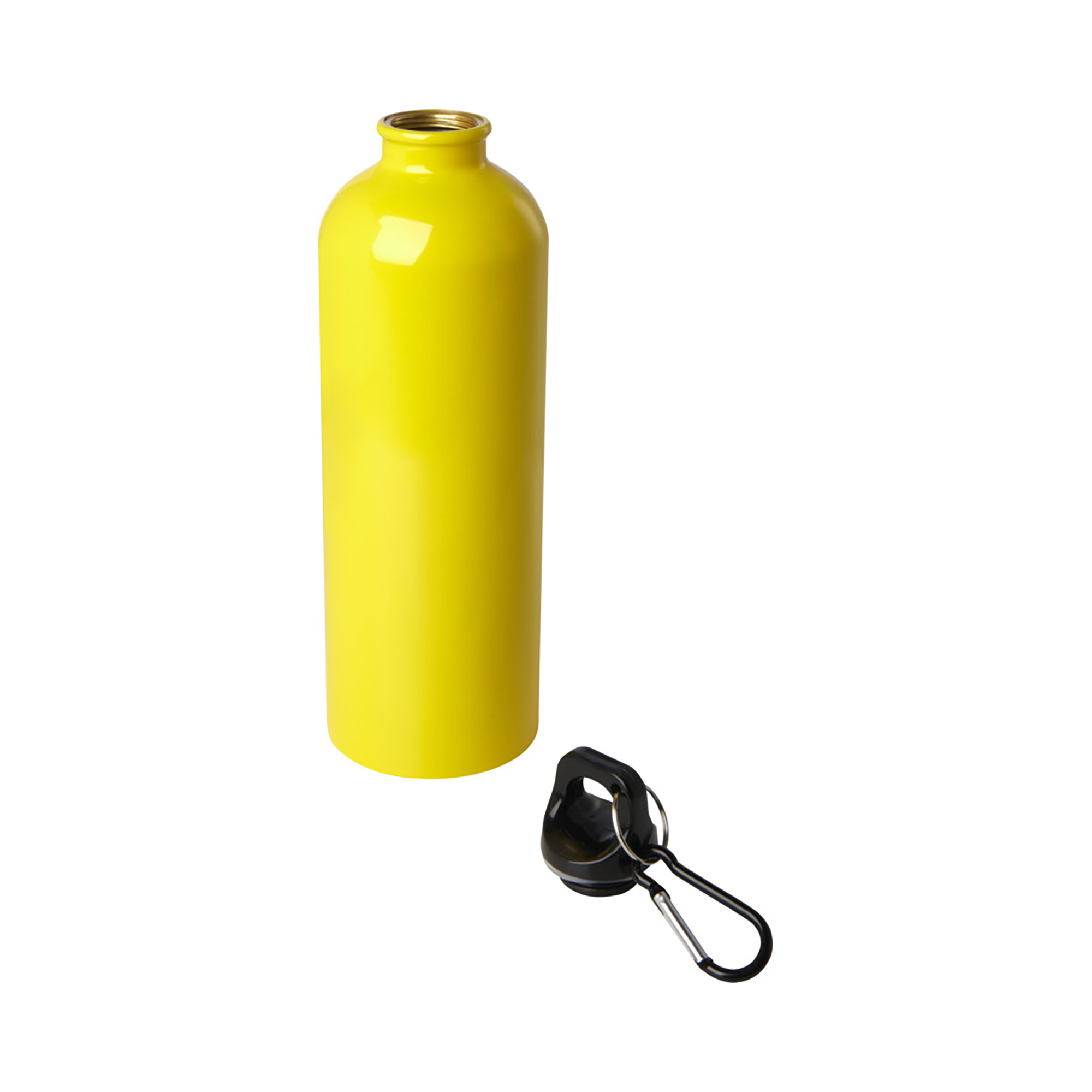 Gourde – 750 ml | Acier Inox Recyclé | Simple Paroi | Mousqueton