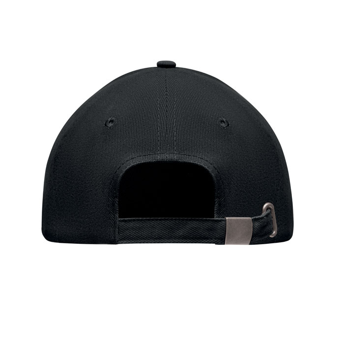 Casquette – 100% coton sergé | 5 panneaux | Visière courbée | Boucle réglable