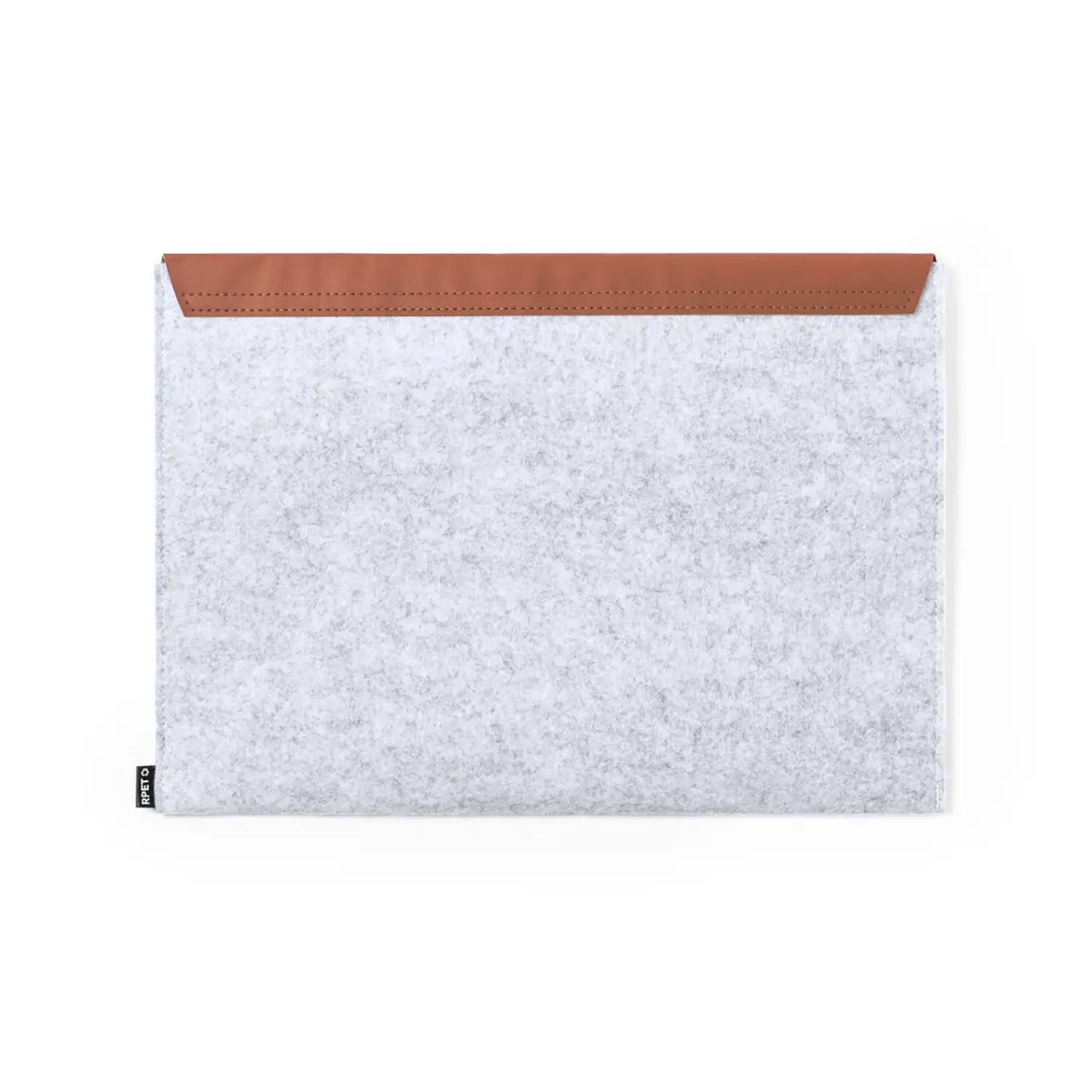 Laptophülle aus recyceltem Filz – PU-Detail | Reißverschluss | Gepolstert | 14 Zoll