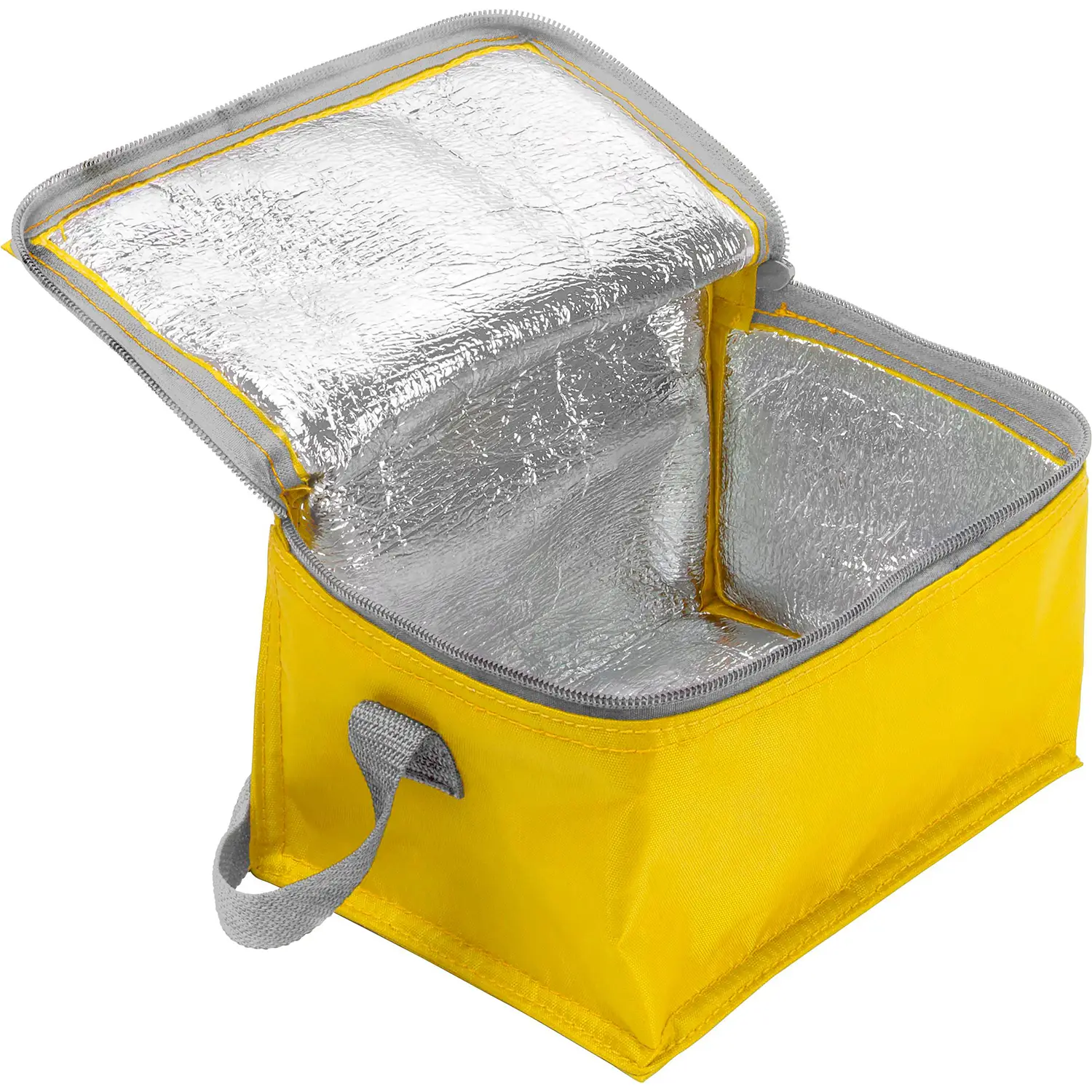 Sac isotherme – 6 canettes | Polyester 420D | Fermeture zippée | Doublure aluminium