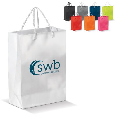 Sac en papier brillant | >A4 | Qualité premium | Jusqu'à 2 couleurs d'impression