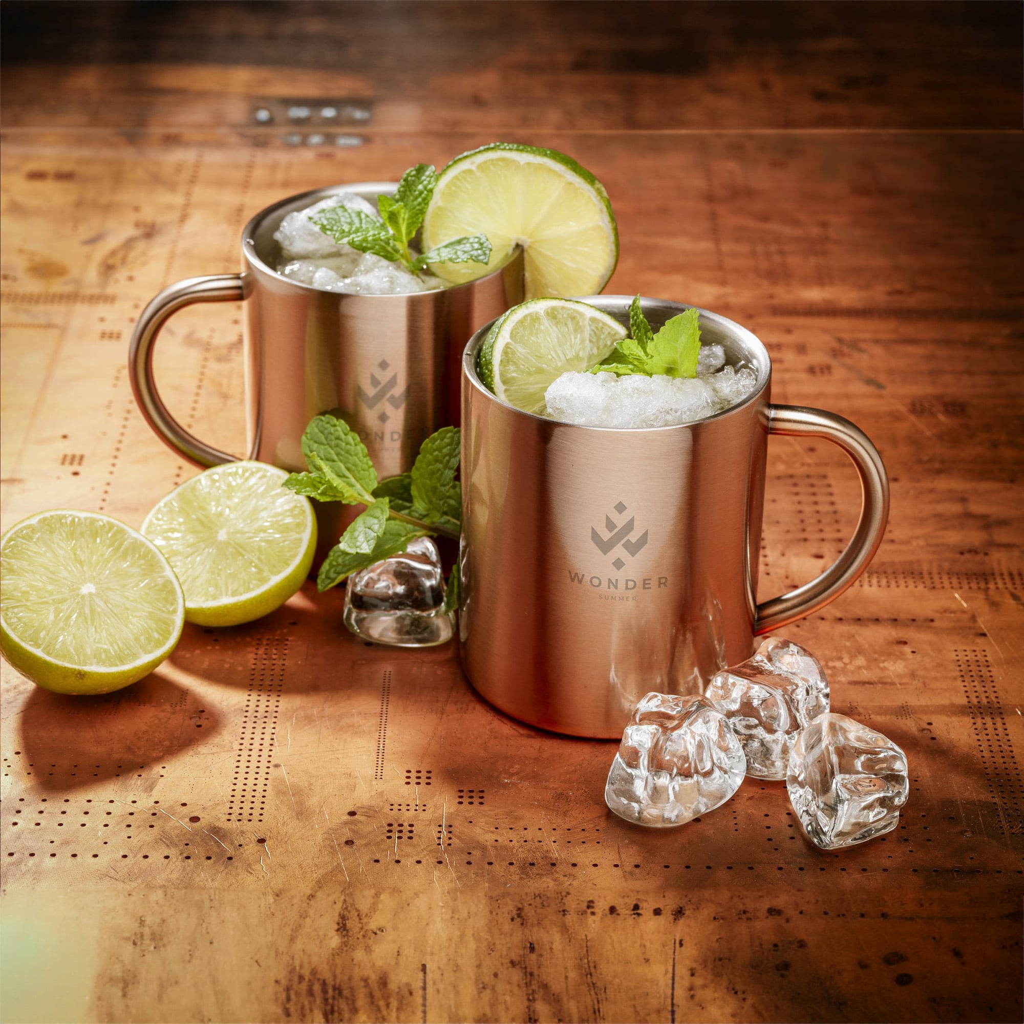 Mug double paroi - 300 ml | Acier inoxydable recyclé | Gravure