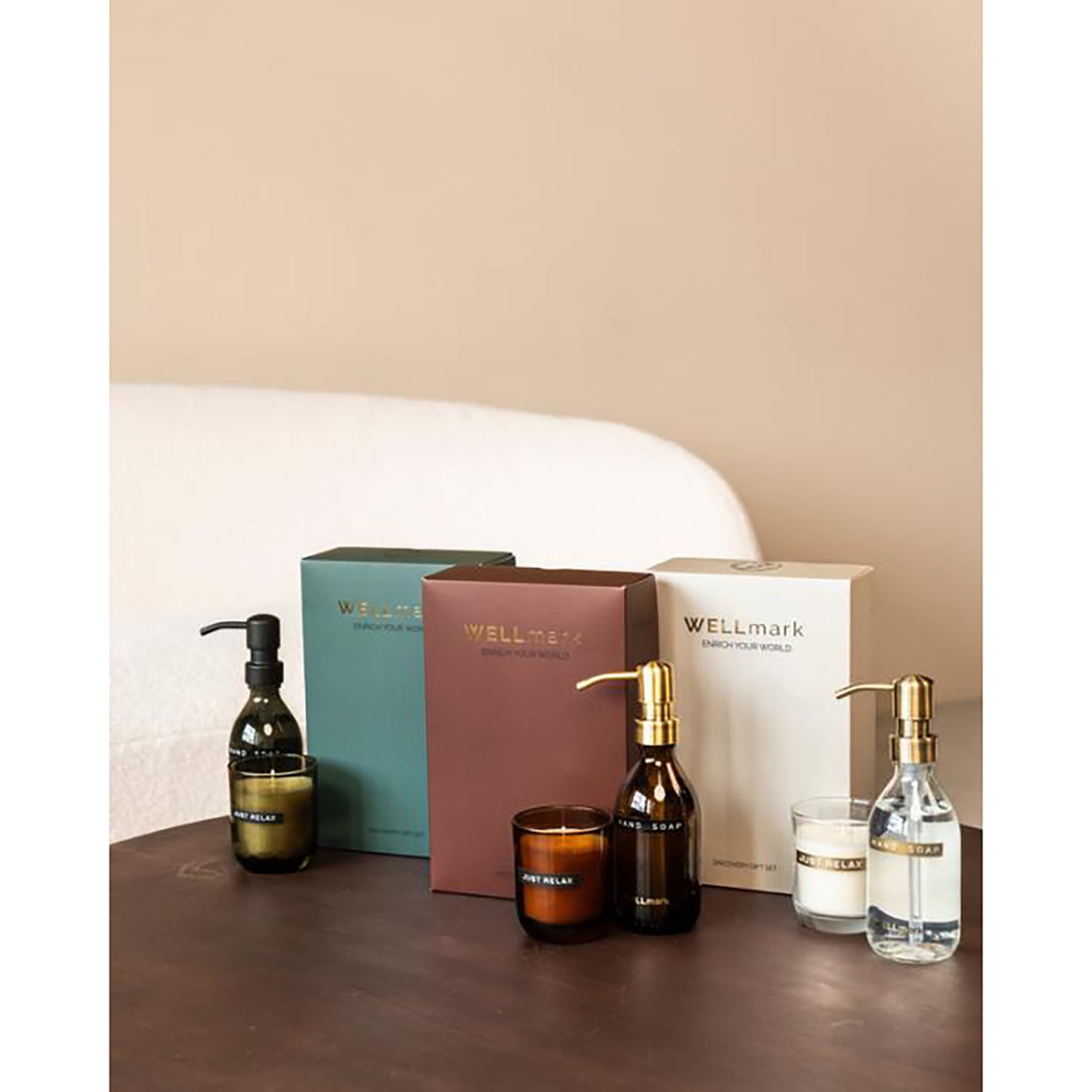 Wellmark Geschenkset – Handzeep & geurkaars | 250 ml | 150 g
