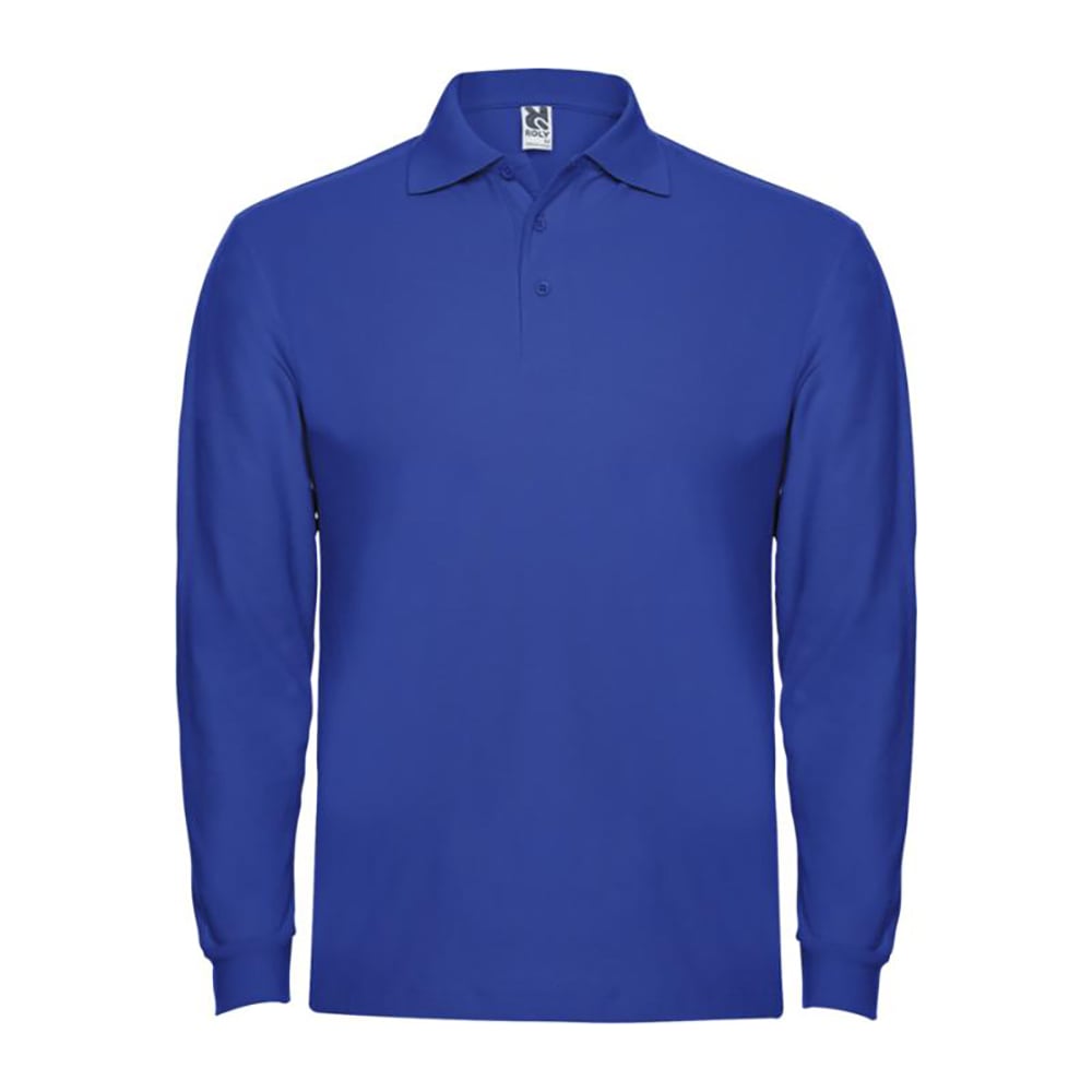 Polo à manches longues Roly | Hommes | 180 g/m² coton