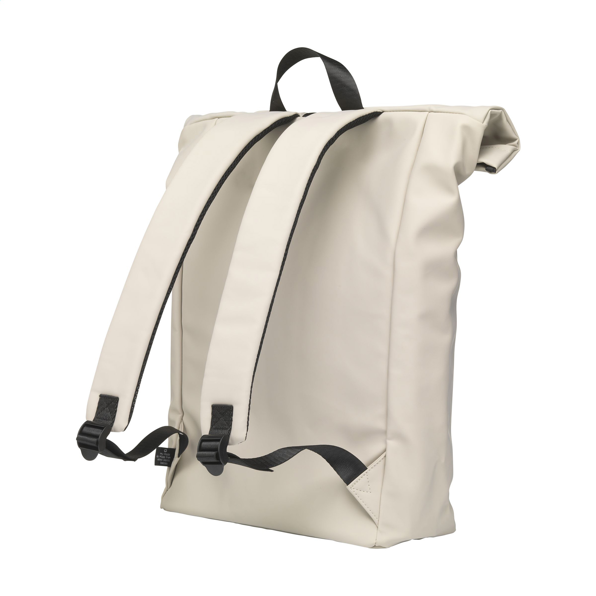 Rugzak Niek - Gerecycled PU & RPET | Extra ritsvak | 15.6"