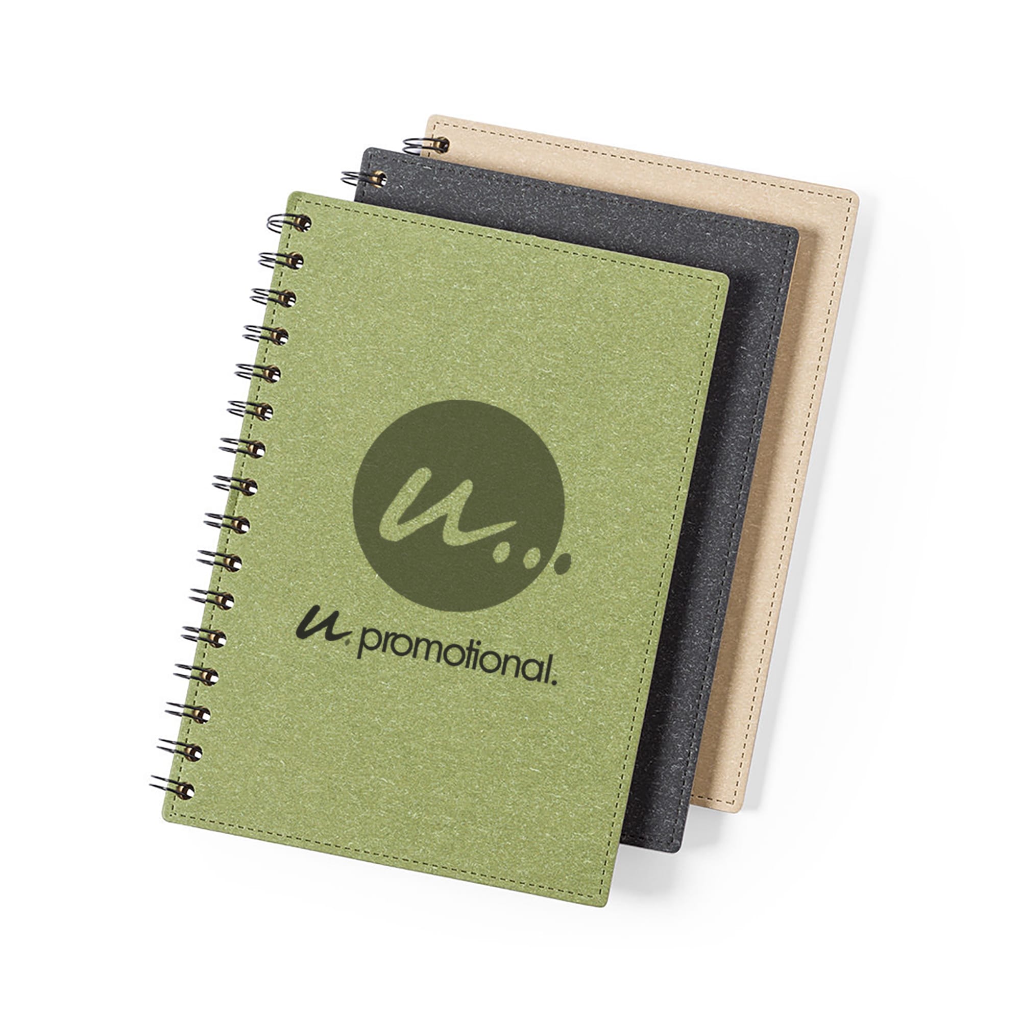 Carnet A5 | Carton recyclé | Ligné | Impression jusqu'à 4 couleurs