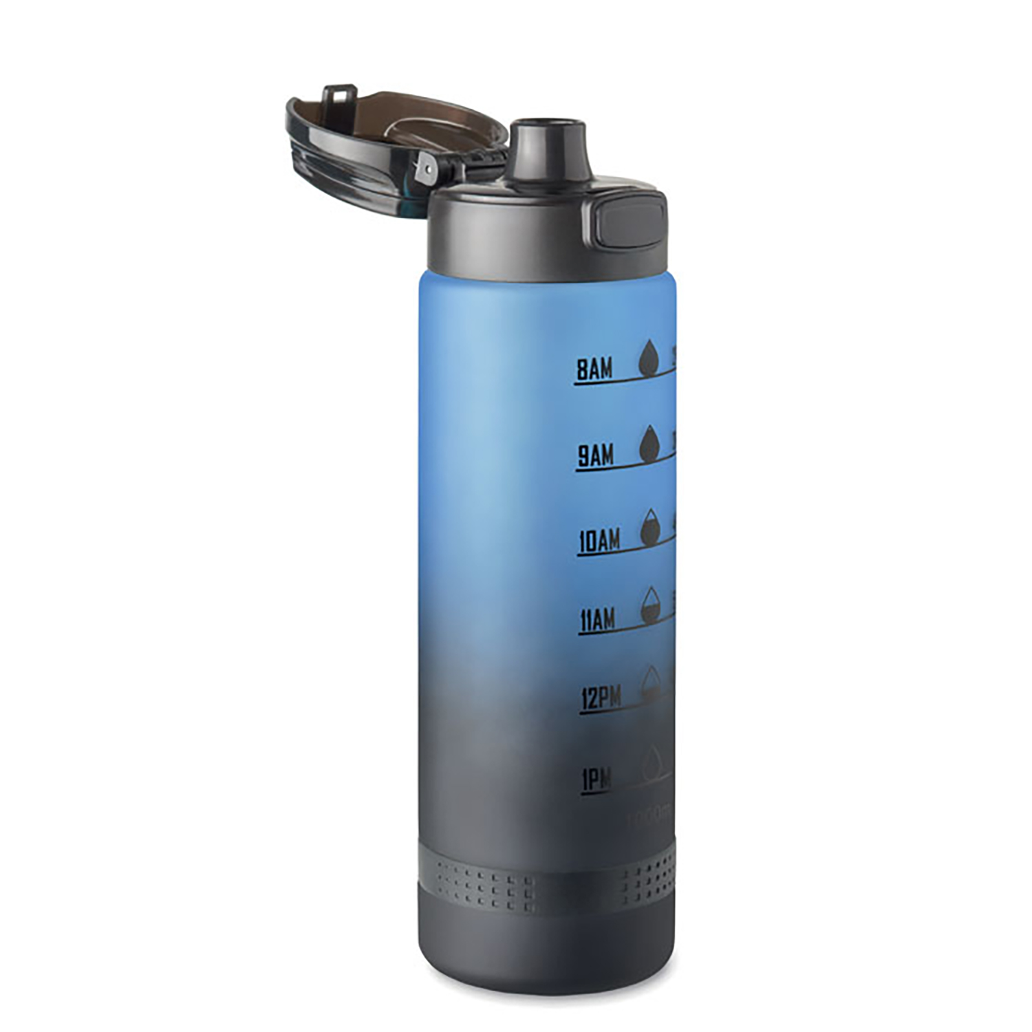 Sportbidon Rico – 1L | RPET | Schroefdop | Motiverende waterfles