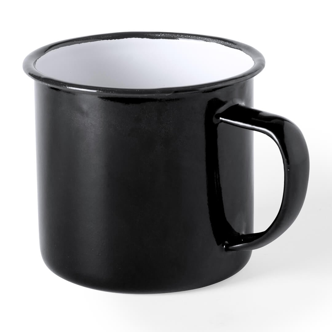 Emaille mok Sonja - 350 ml | Gekleurd | Budget - Vintage design | Tot 4 kleuren bedrukken