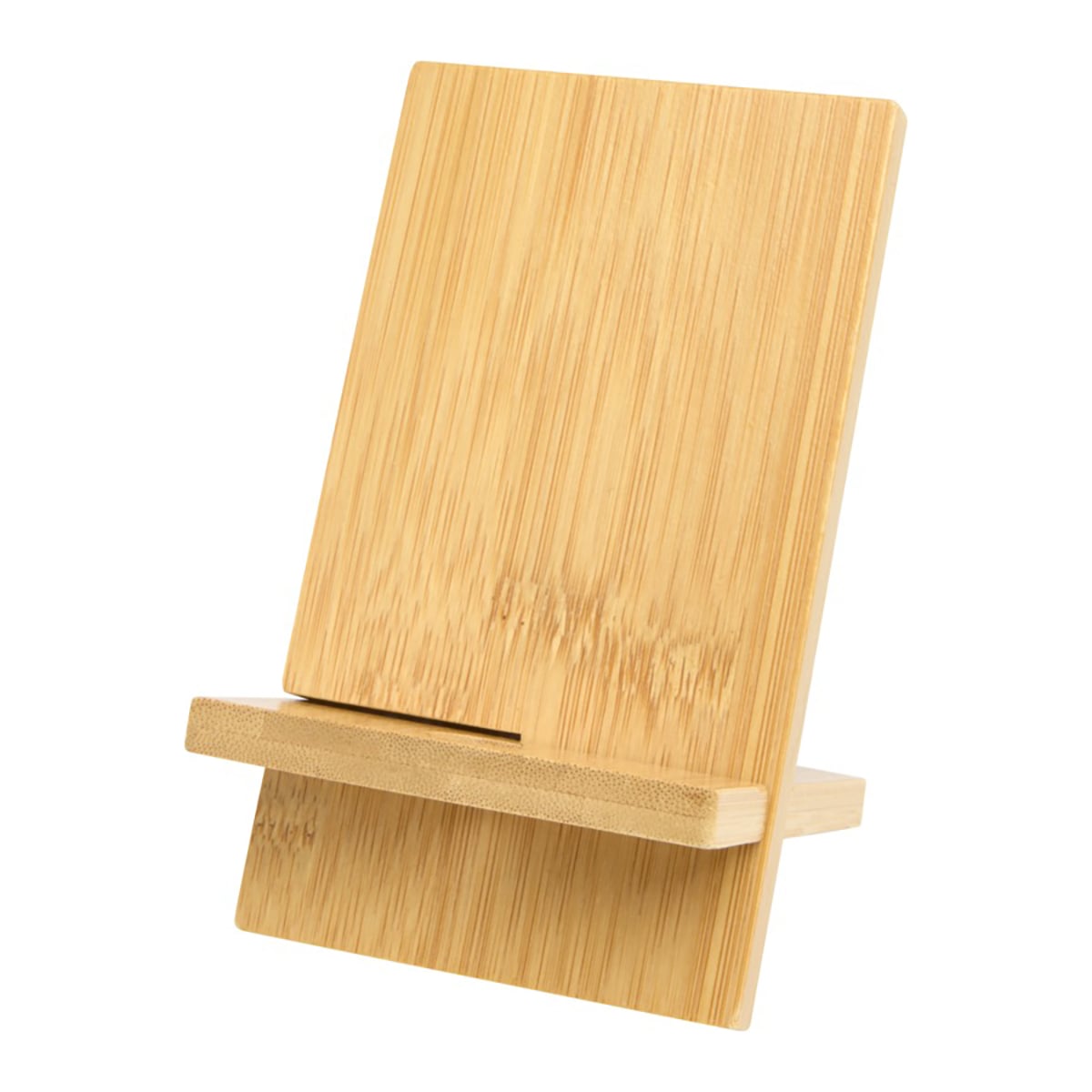 Telefoonstandaard Melle - FSC | Kabelaansluiting | Bamboe