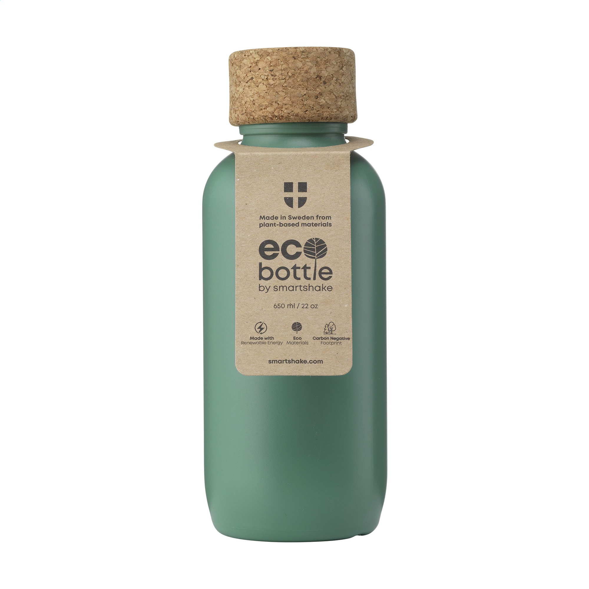 EcoBottle - 650 ml | Canne à sucre | Fabriqué en Europe | Impression jusqu'à 4 couleurs