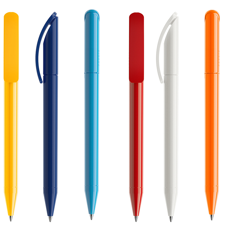 Prodir balpen DS3 - Glossy | Kunststof | Kleurrijk | Glanzend | Tot 4 kleuren bedrukking