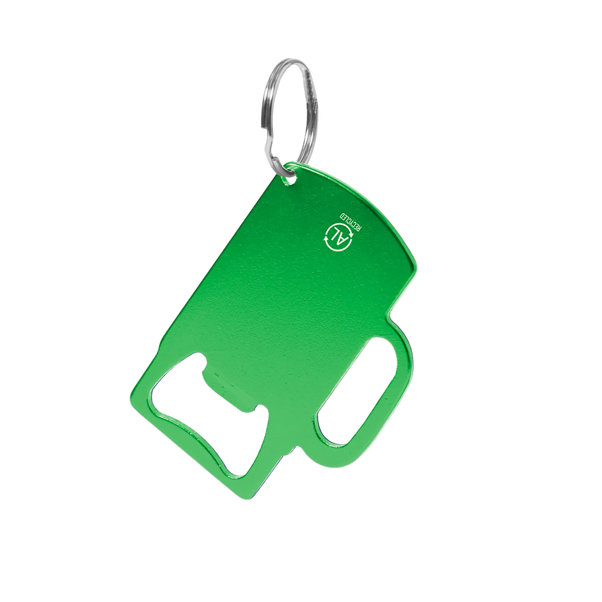 Porte-clés aluminium – Forme rectangulaire | Avec anneau | Léger | Résistant