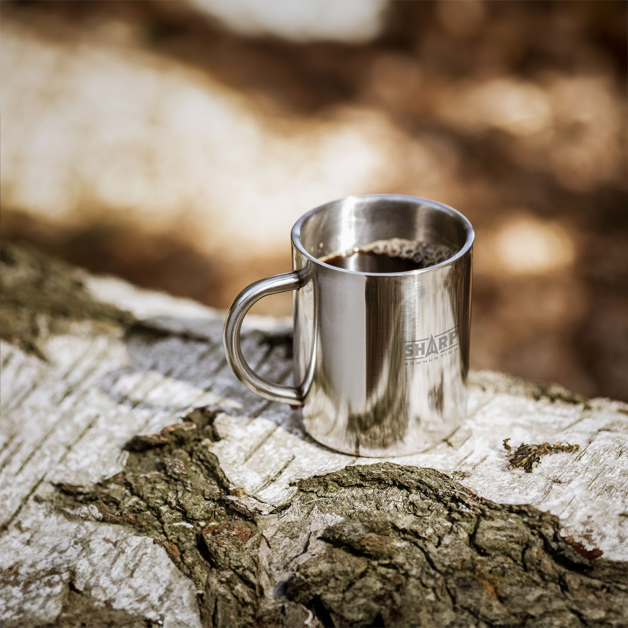 Mug double paroi - 300 ml | Acier inoxydable recyclé | Gravure