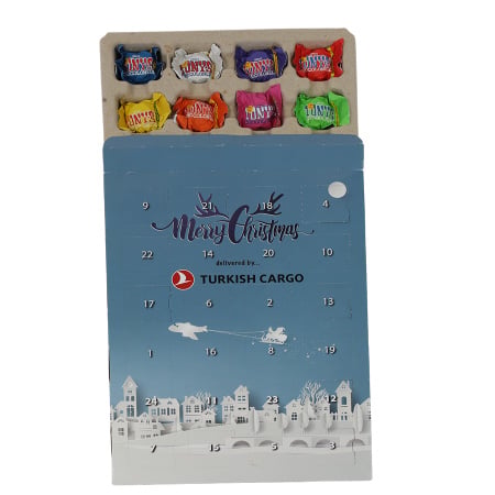 Grand Calendrier de l’Avent | 24 Tiny Chocolonely | Carton FSC | Inlay PET recyclé | Imprimé quadrichromie