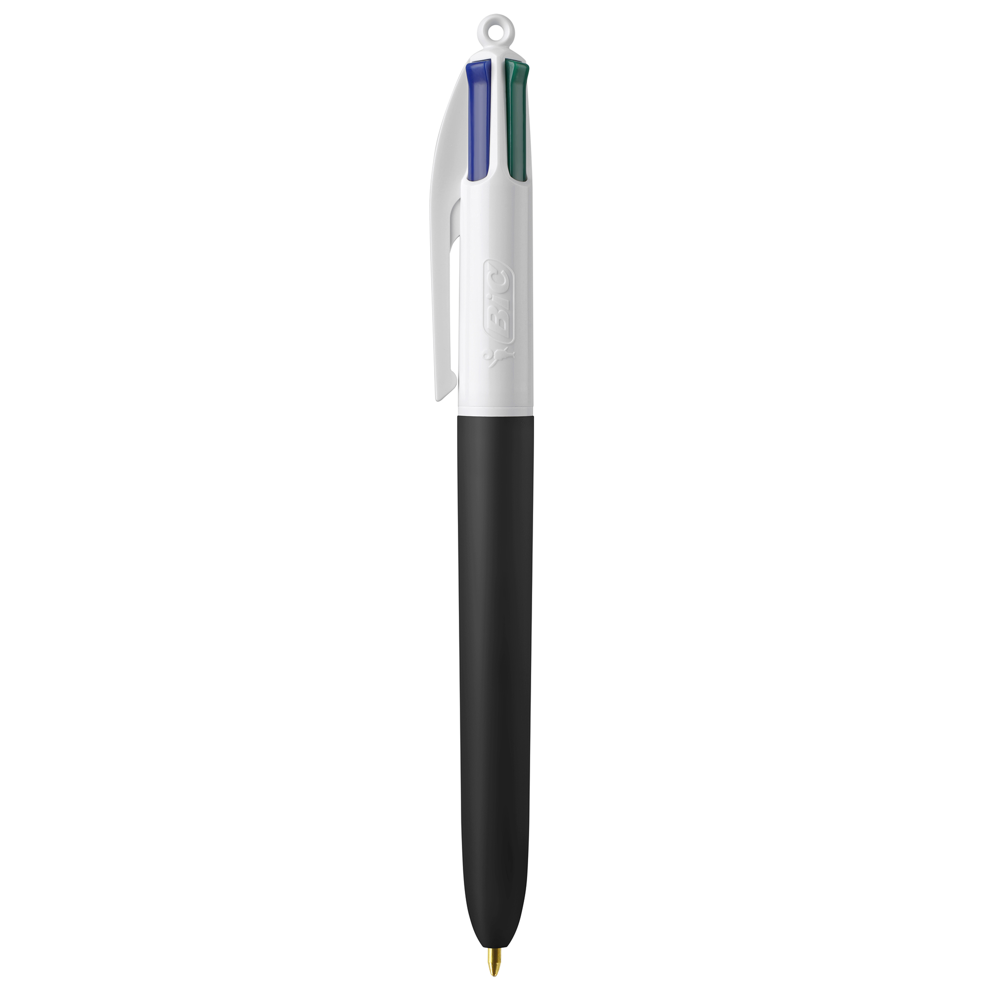 Balpen BIC - 4 kleuren | Gekleurd | Softtouch