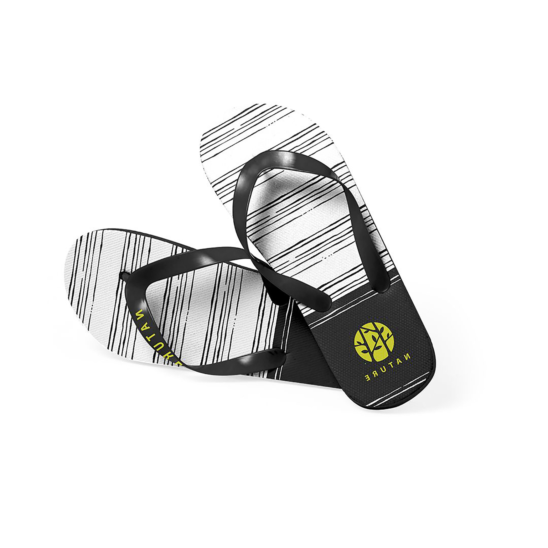 Slippers Finn - EVA zool | PVC banden | Tweekleurig