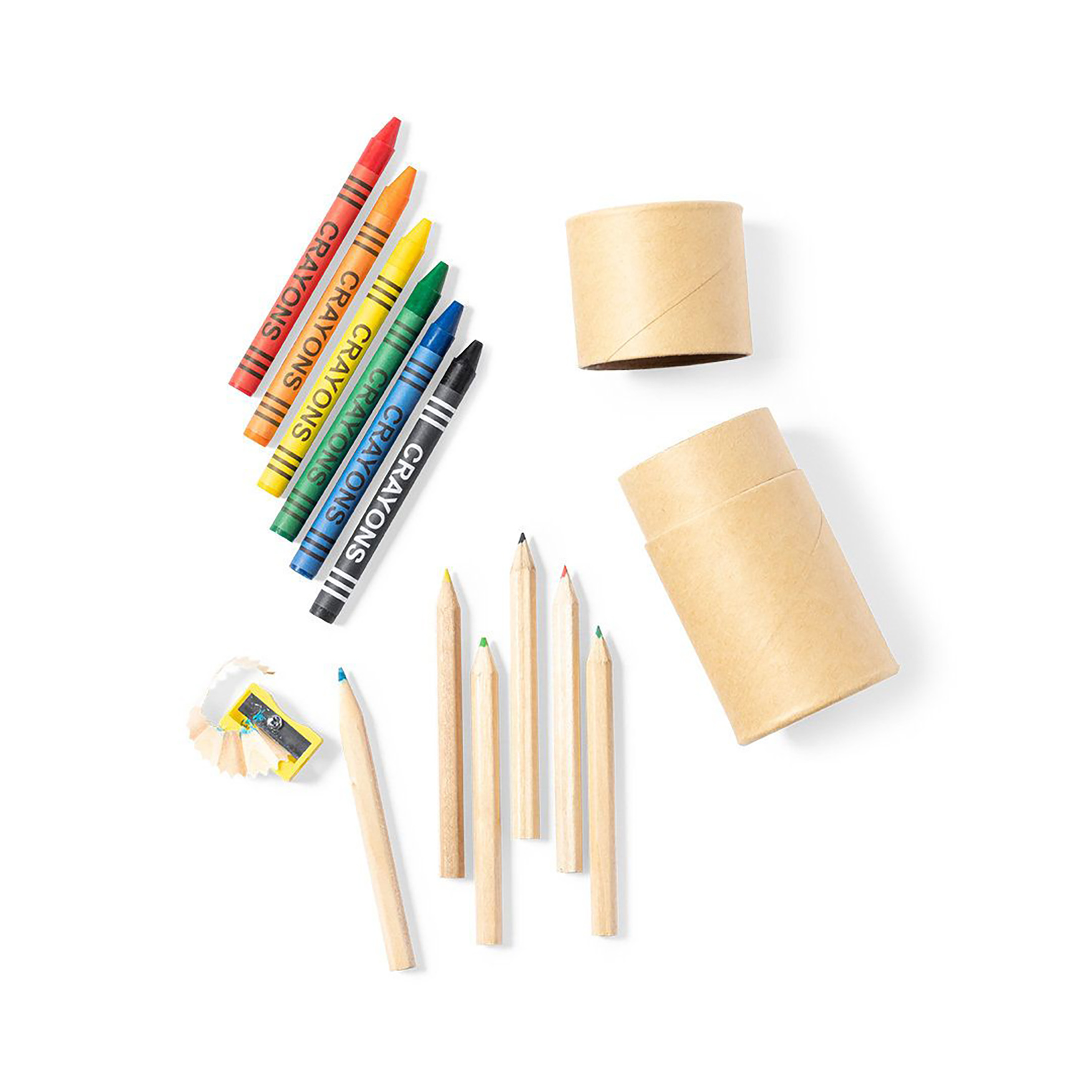 Set colori - Scatola cartone | 13 pezzi | Matite legno