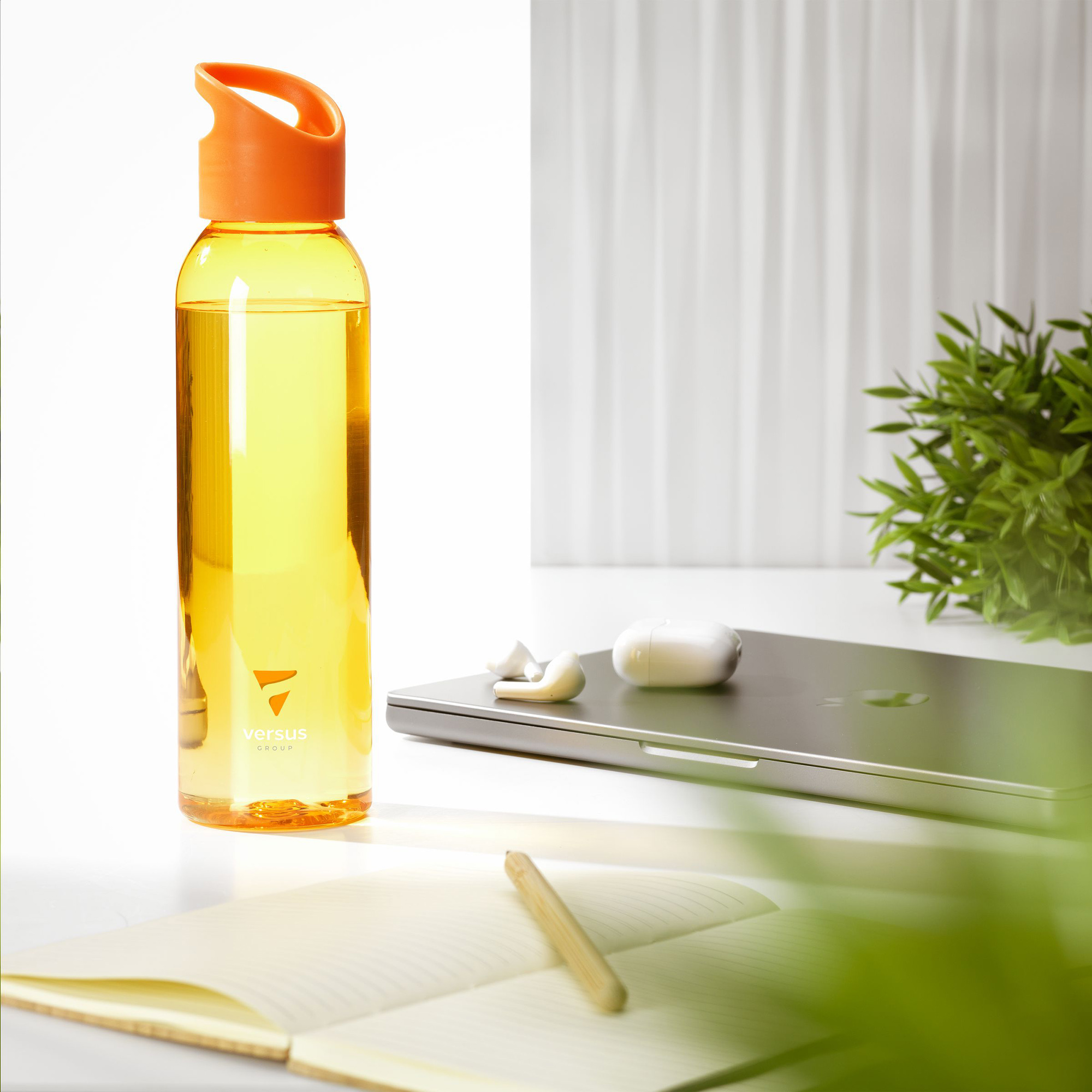 Wasserflasche aus RPET – 650 ml | Klare Optik | GRS-zertifiziert | Schraubdeckel | Auslaufsicher