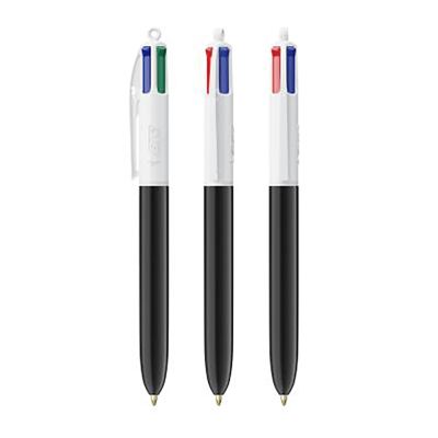 Balpen BIC - 4 kleuren | Duurzaam | 1-4 kleuren & Full Colour