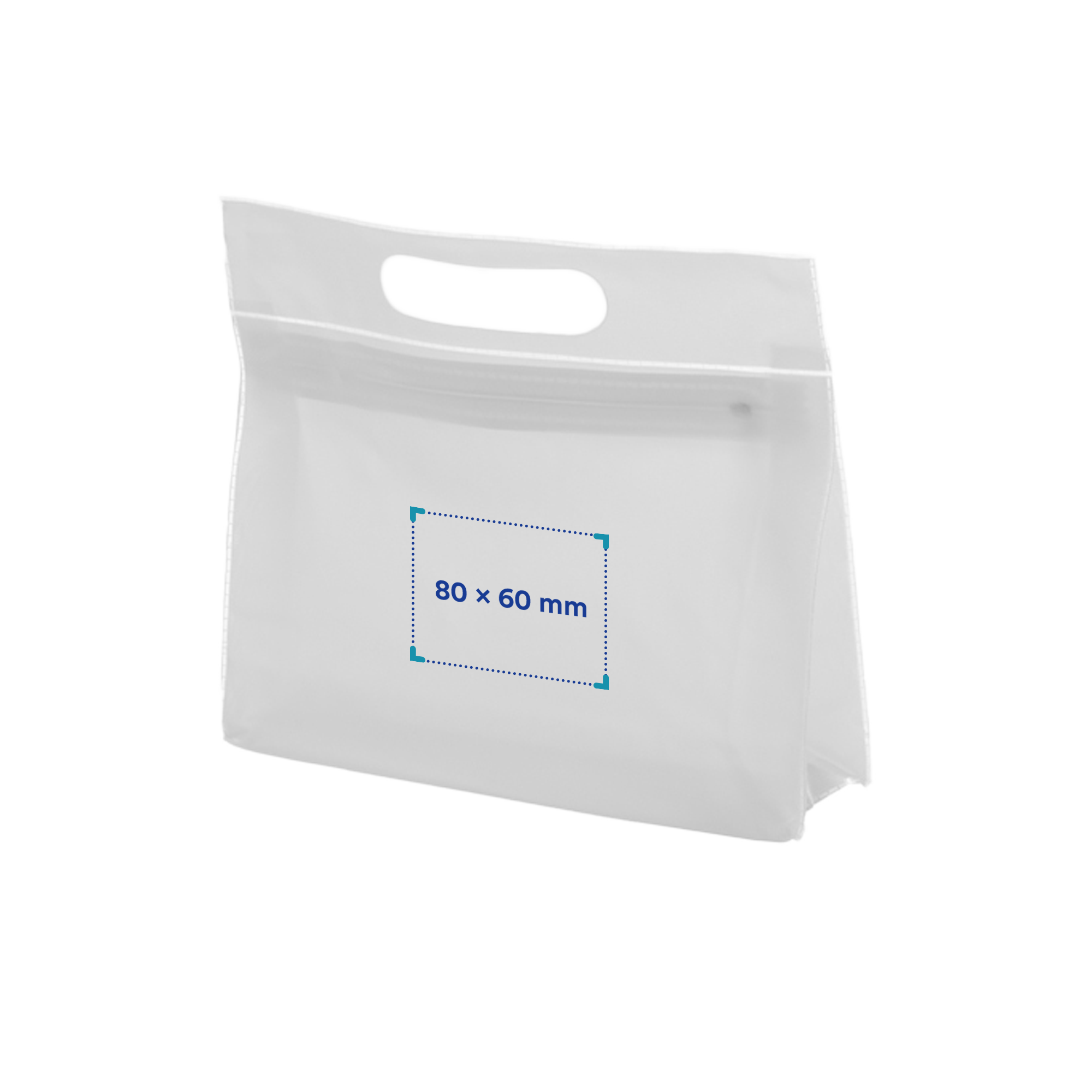 Beauty case - PVC | Design compatto | Tasca con cerniera | Stampa da 1 a 4 colori