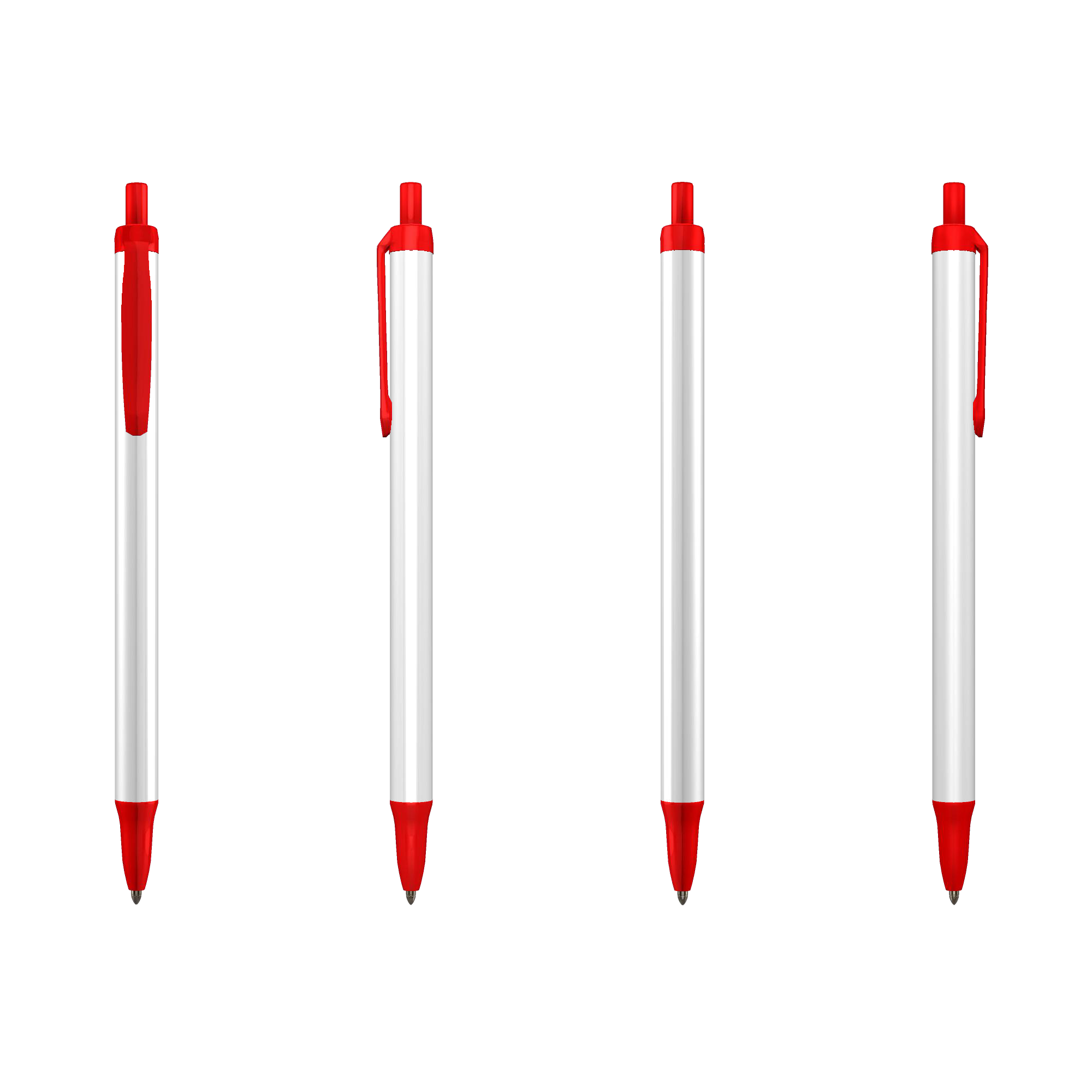 Kugelschreiber Clic Stick - Two Color | BIC | Kunststoff | Weiß & Farbig