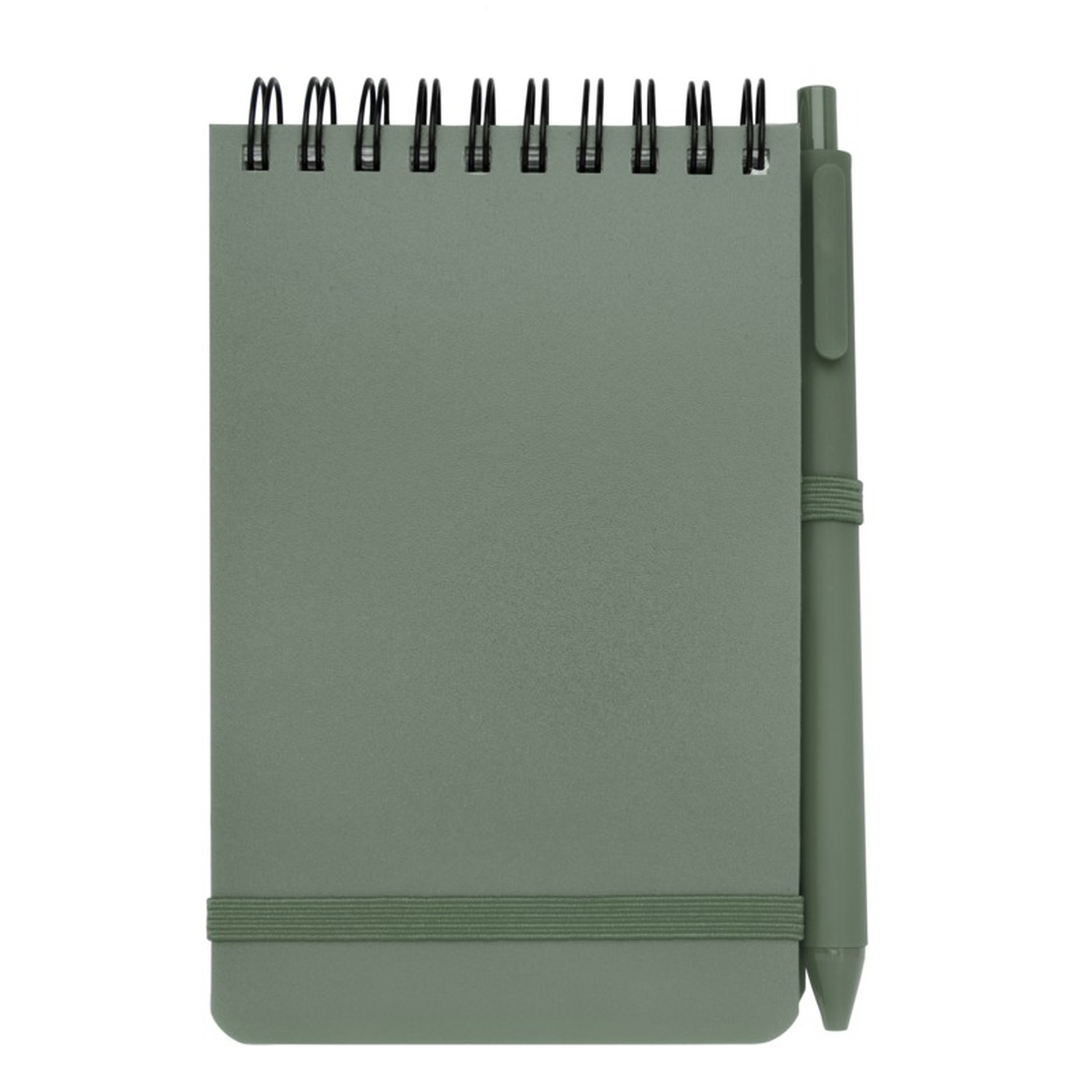 Taccuino in plastica ocean-bound – A6 | Copertina rigida | Con penna | 80 fogli