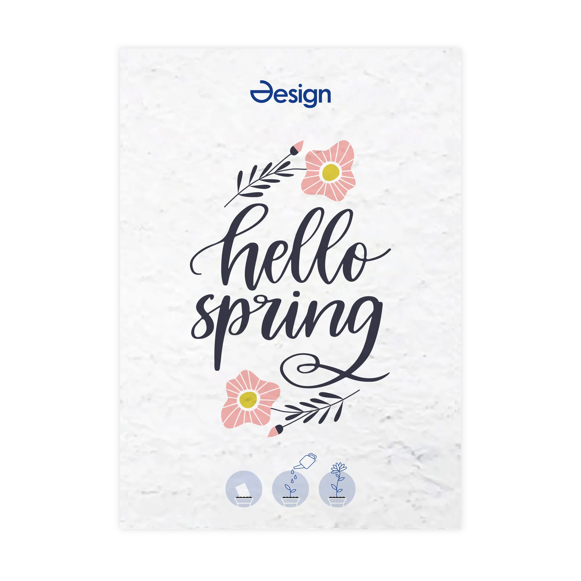 Samenpapier Fleur - A4 | Premium Qualität | 200 g/m² | Vollfarbe
