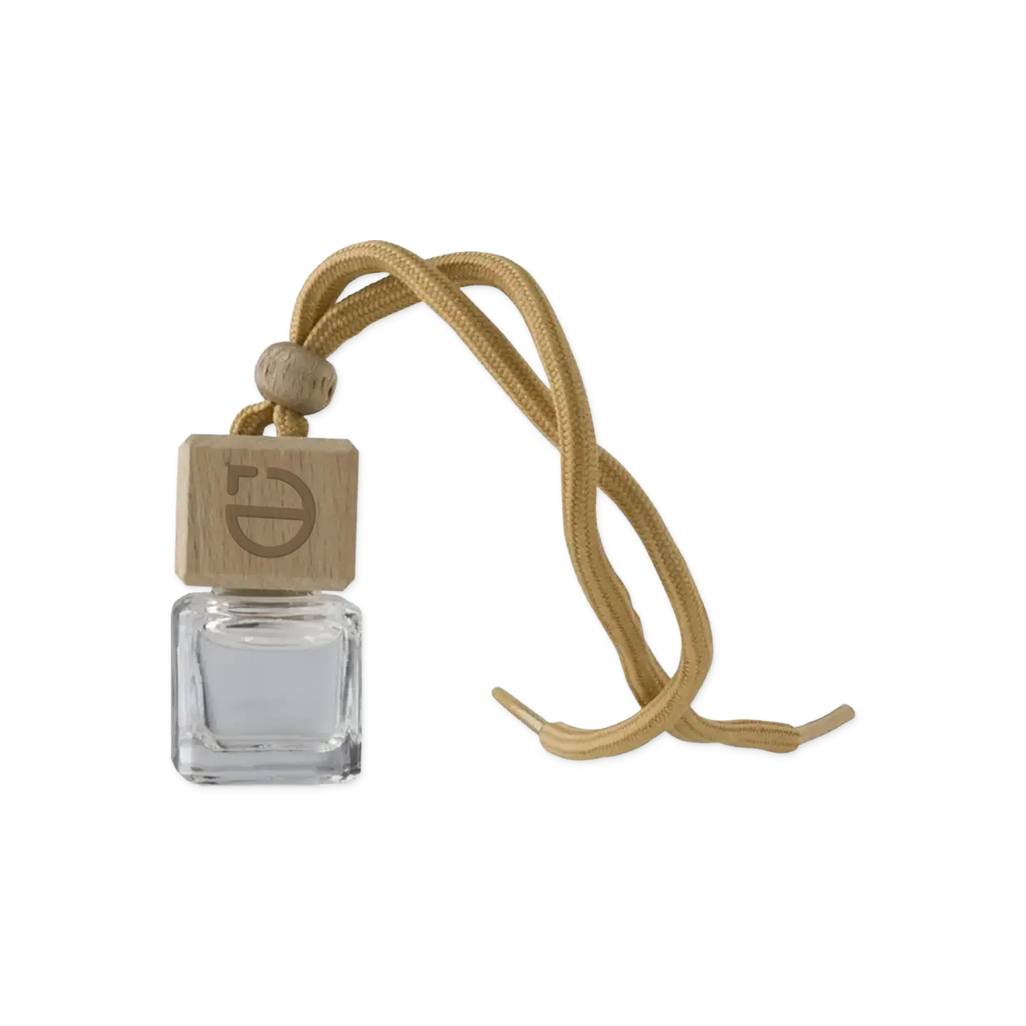 Désodorisant voiture rechargeable – Verre | Bouchon bois | Avec parfum | Réutilisable