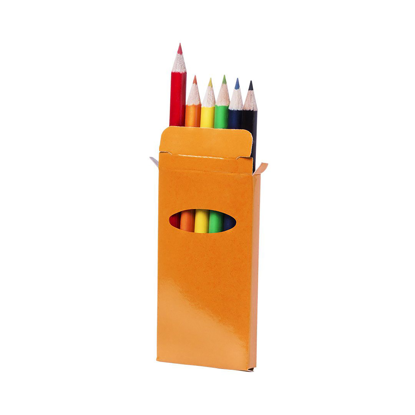 Set matite - Scatola cartone | 6 pezzi | Finestra