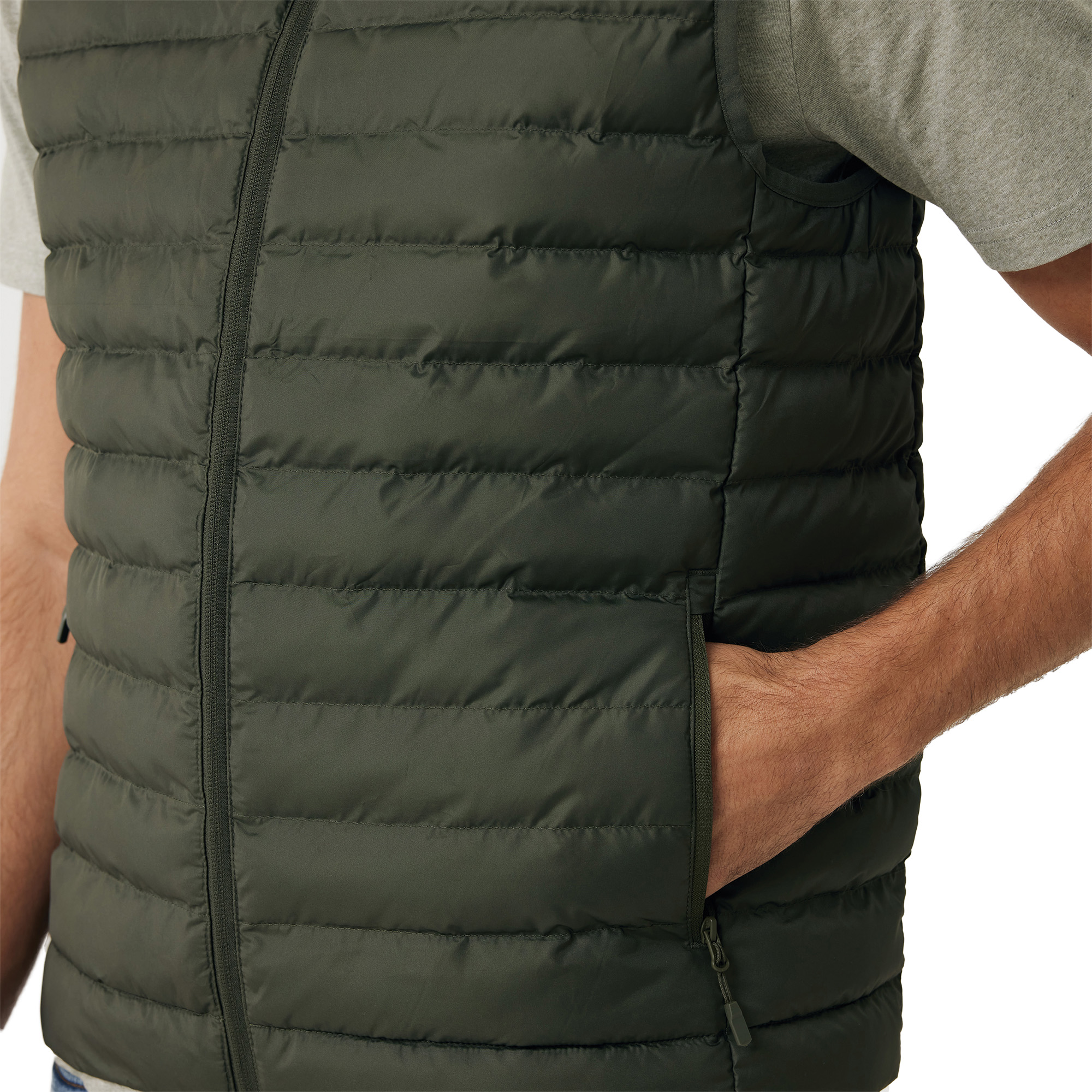 Iqoniq Meru Bodywarmer - Herren | Recyceltes Polyester | Reißverschluss-Zipper