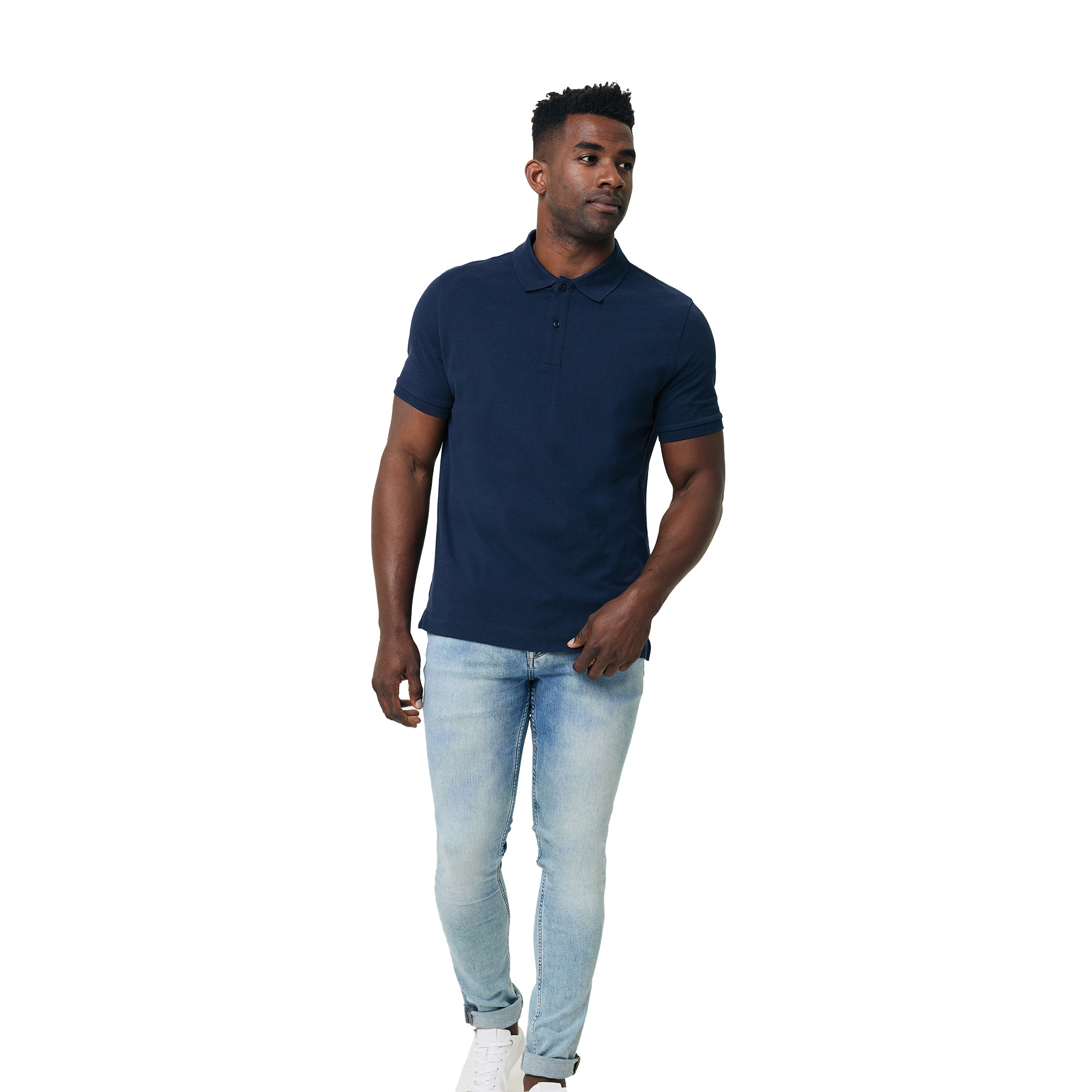 Iqoniq polo Juda - Unisex | Gerecycled katoen | 220 gr/m2