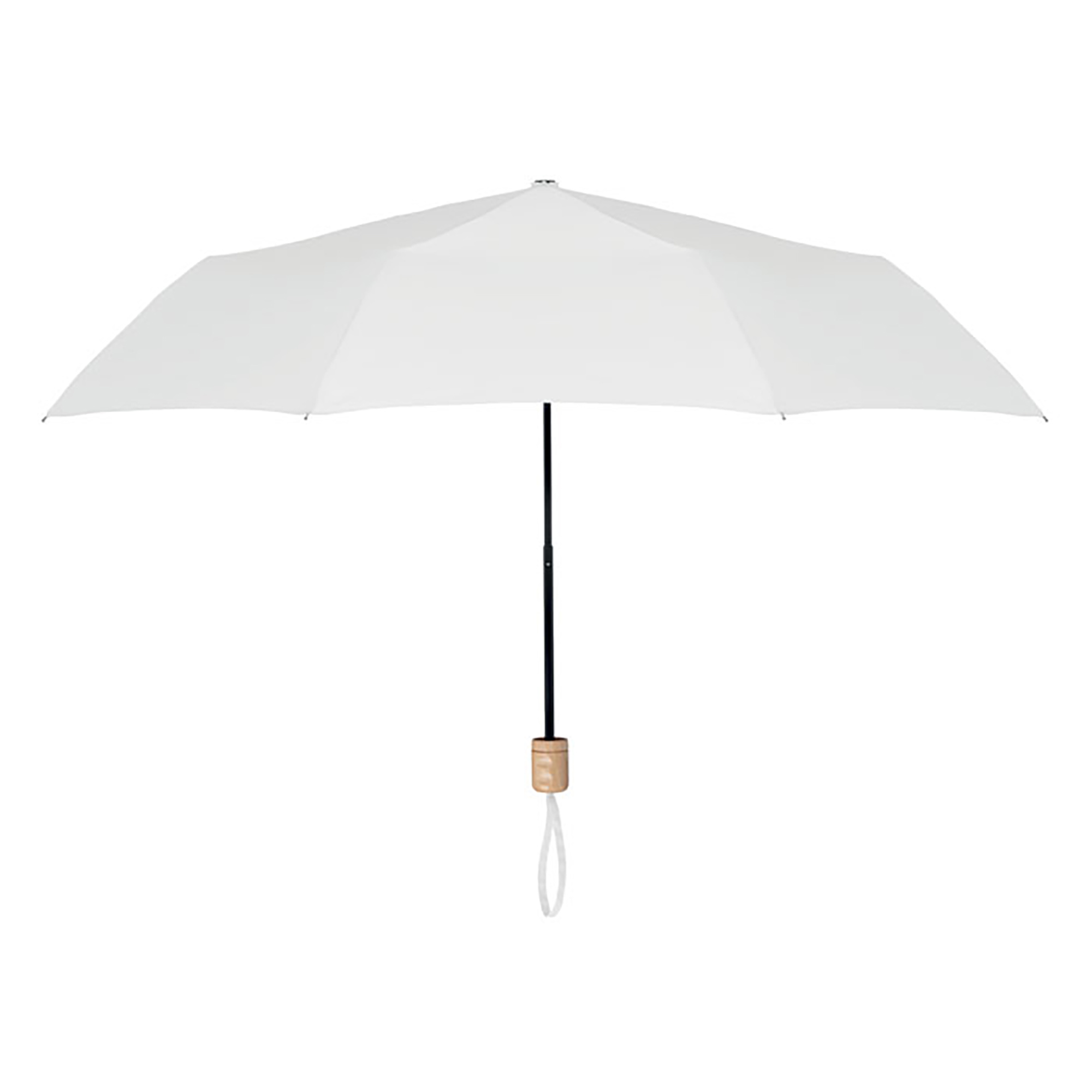 Klappschirm Storm - Ø 99 cm | Recycelter Kunststoff | Holzgriff