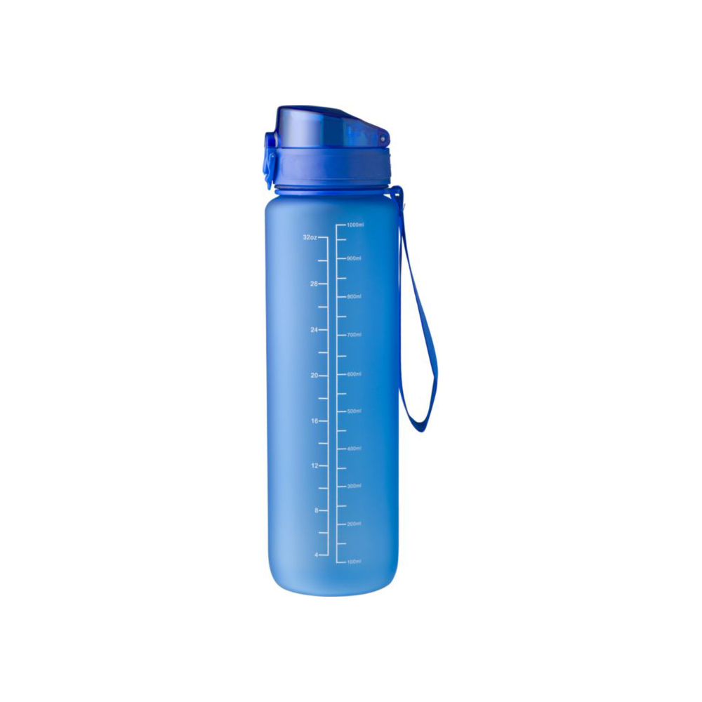Bouteille rPET 1000 ml – Finition mate | Dragonne | Étanche | Suivi d’hydratation
