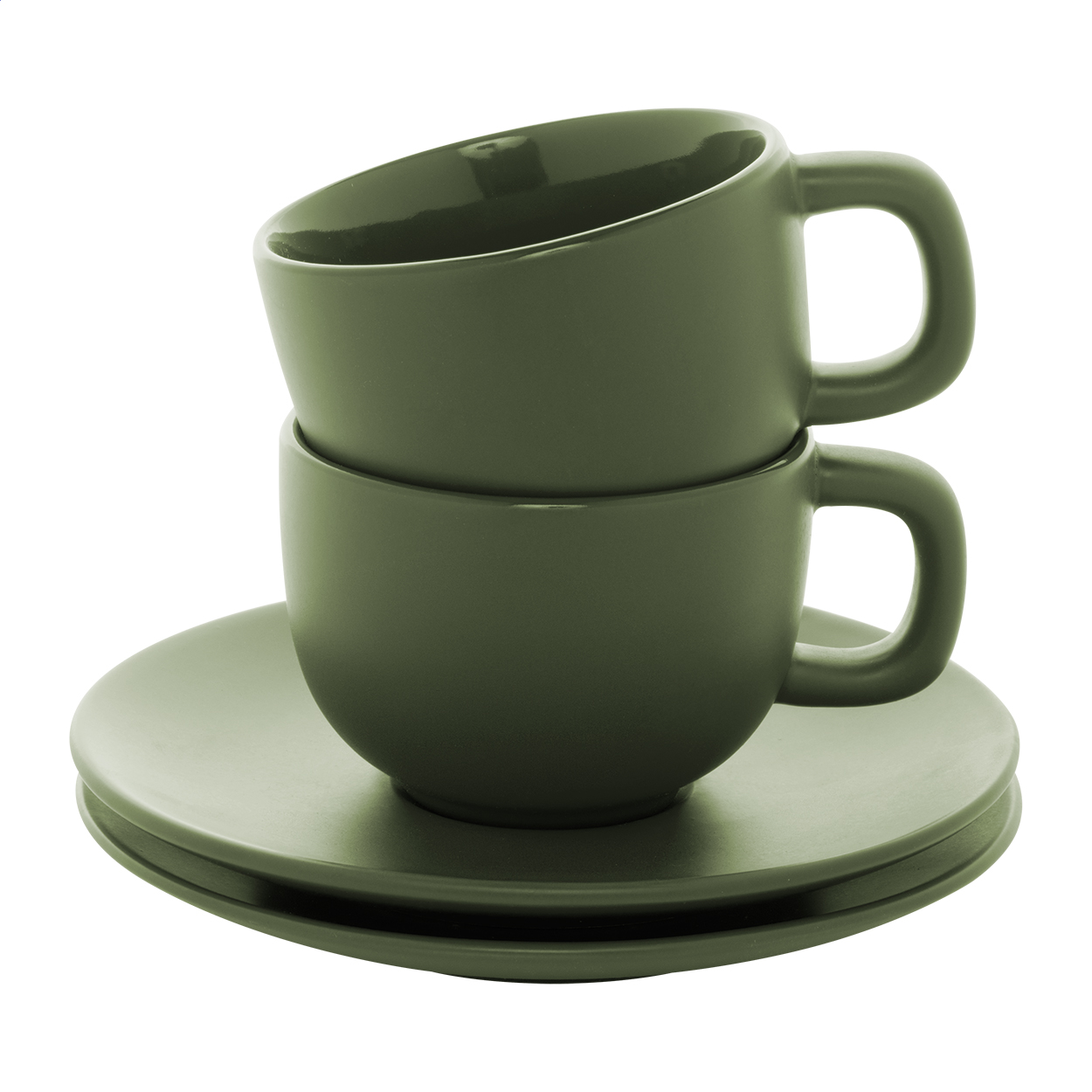 Set de tasses à cappuccino – Céramique de haute qualité | Finition mate | Lot de 2