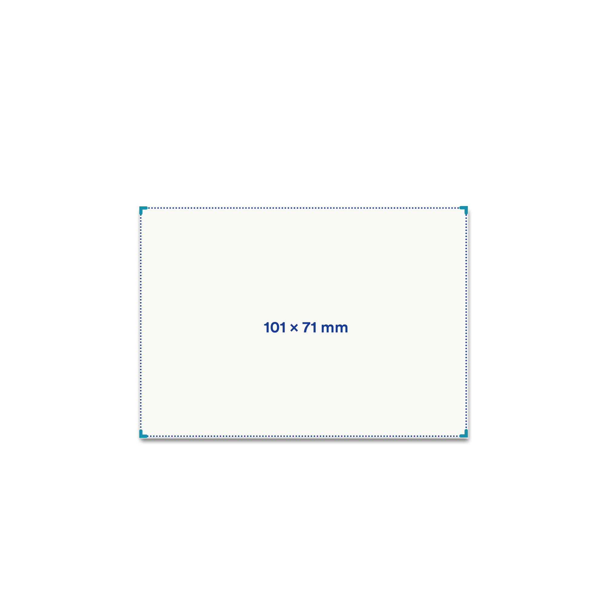 Papiers collants – Quadrato | 25-100 feuilles | 71 x 101 mm | Quadrichromie