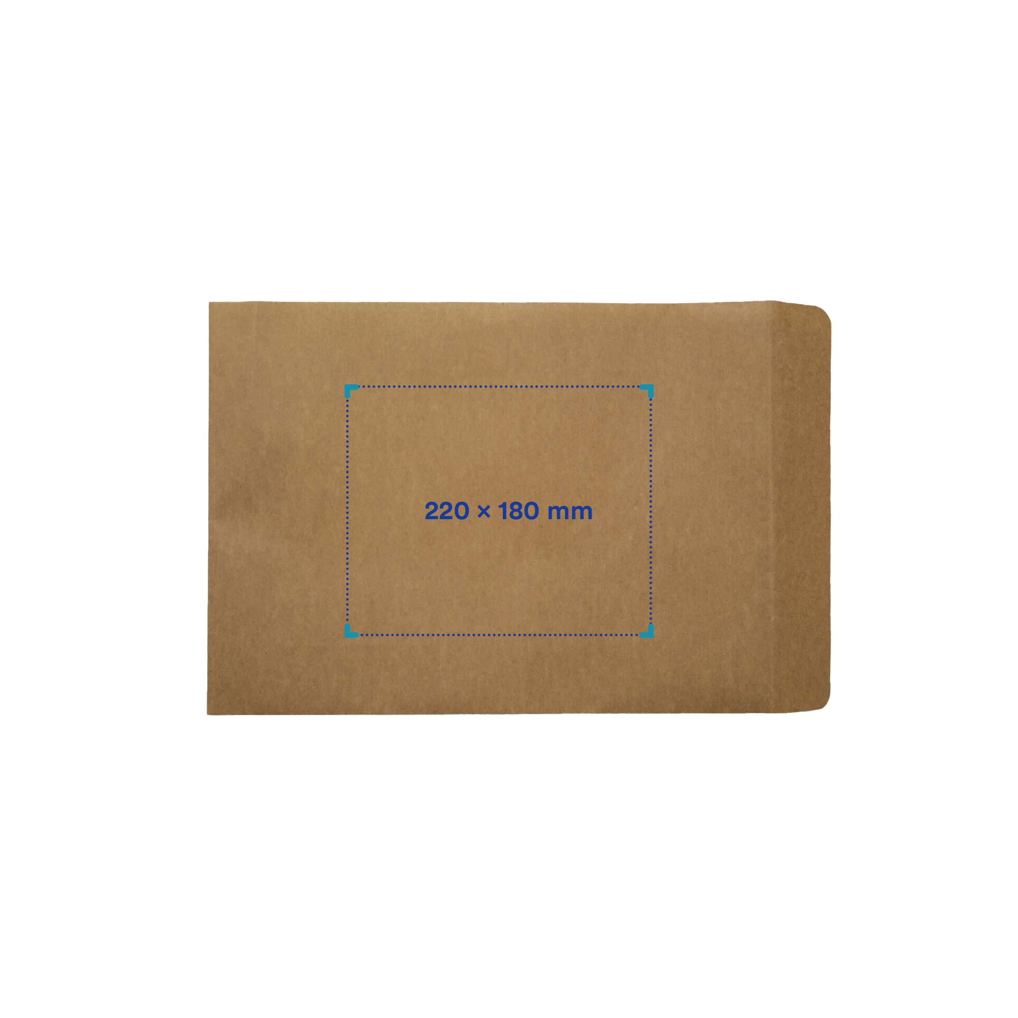 Borsa per spedizione Paper - Piccola| 40 x 30 x 10 cm | 1 Attacco per strisce | Stampa fino a 4 colori